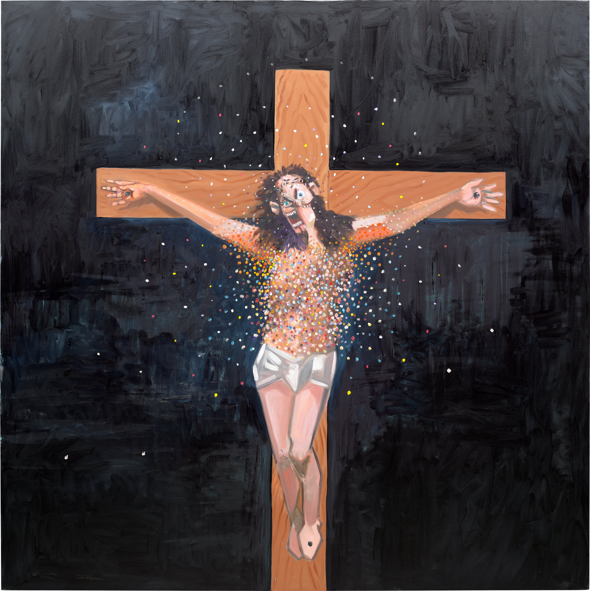<p><strong>GEORGE CONDO</strong> <em>Jesus,</em> 2007</p>