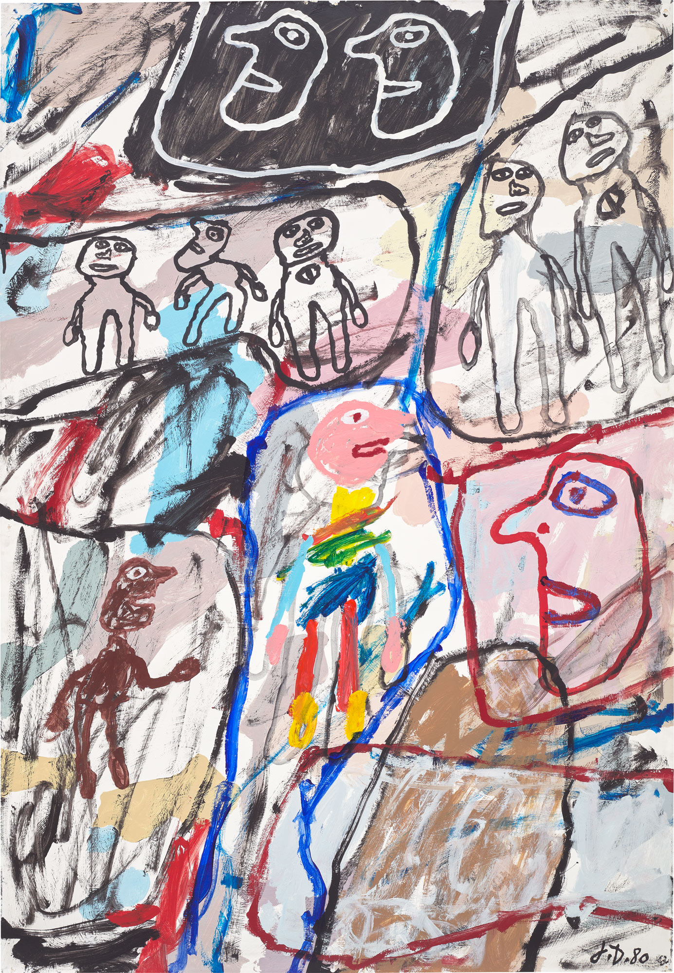 <p><strong>JEAN DUBUFFET</strong> <em>Lieu de ressouvenance,</em> 1980</p>