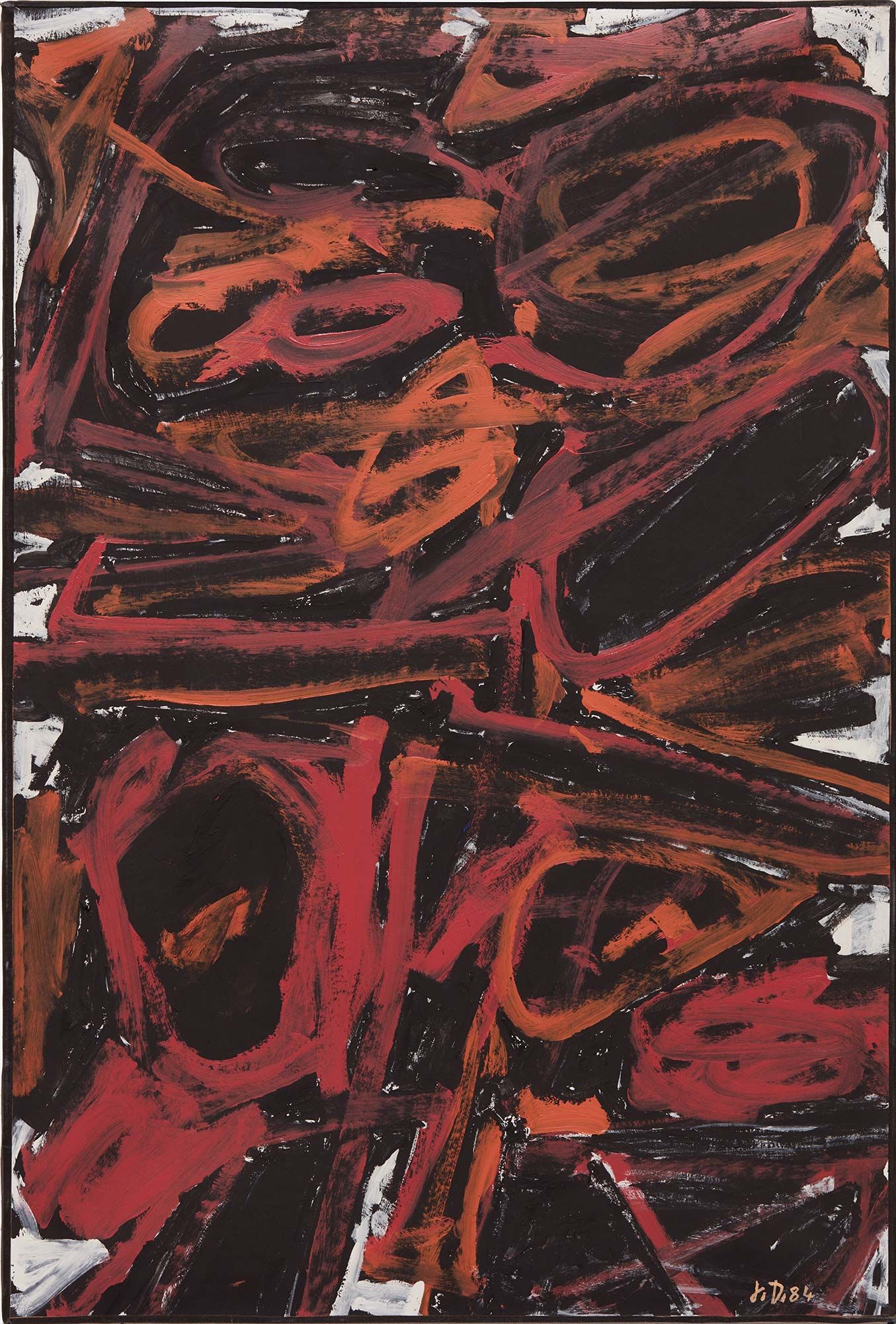 <b>JEAN DUBUFFET</b> <i>Id&#233;oplasme I,</i> 1984