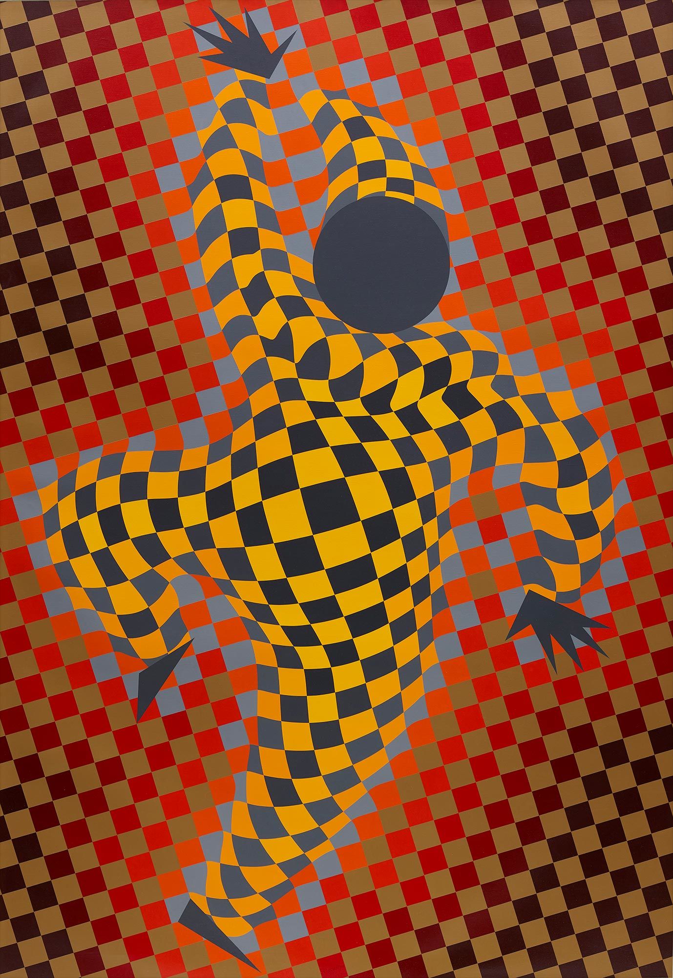<b>VICTOR VASARELY</b> <i>Sans titre</i>, circa 1987