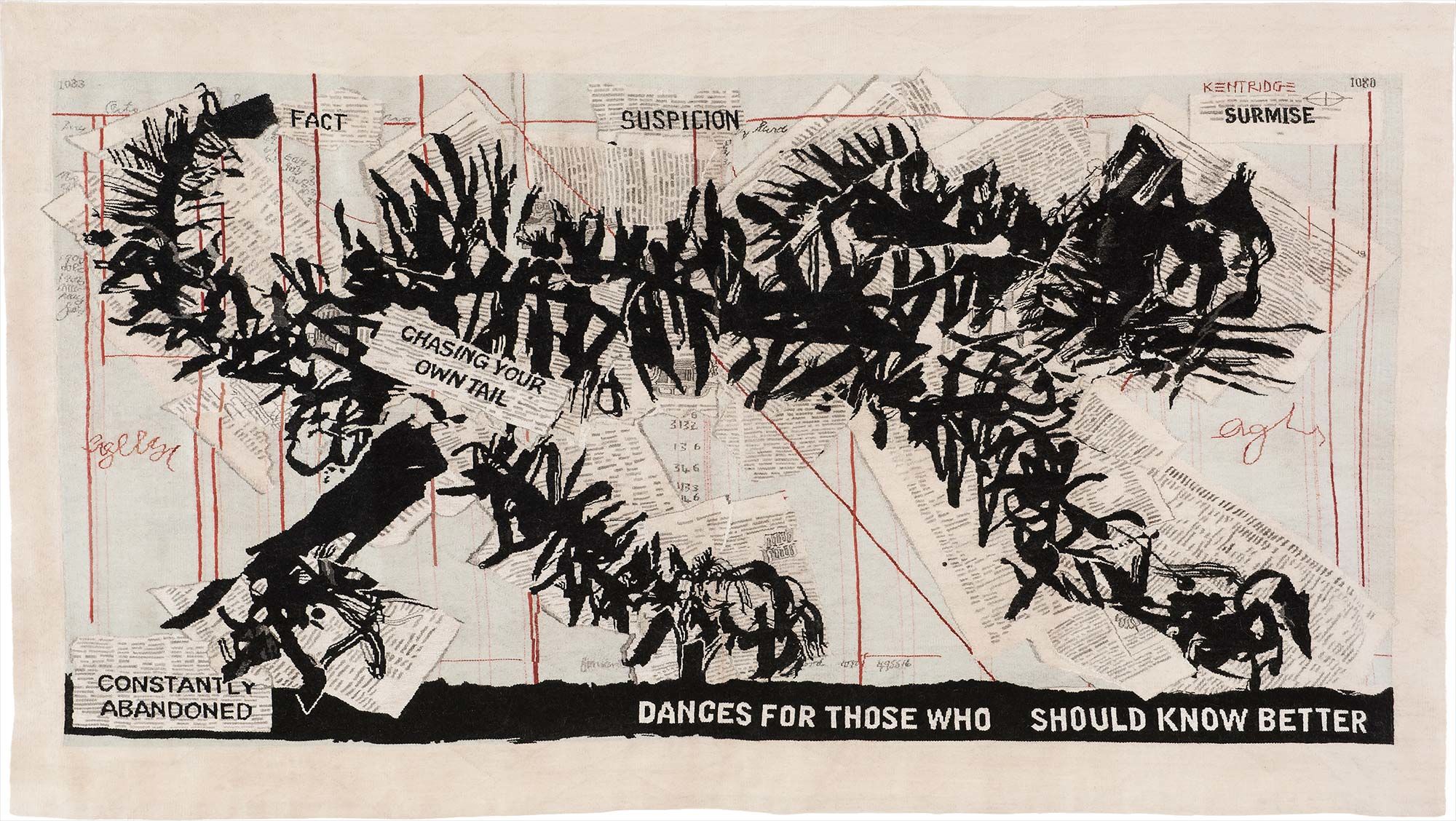 <b>WILLIAM KENTRIDGE</b> <i>Scribble Cat</i>, 2012