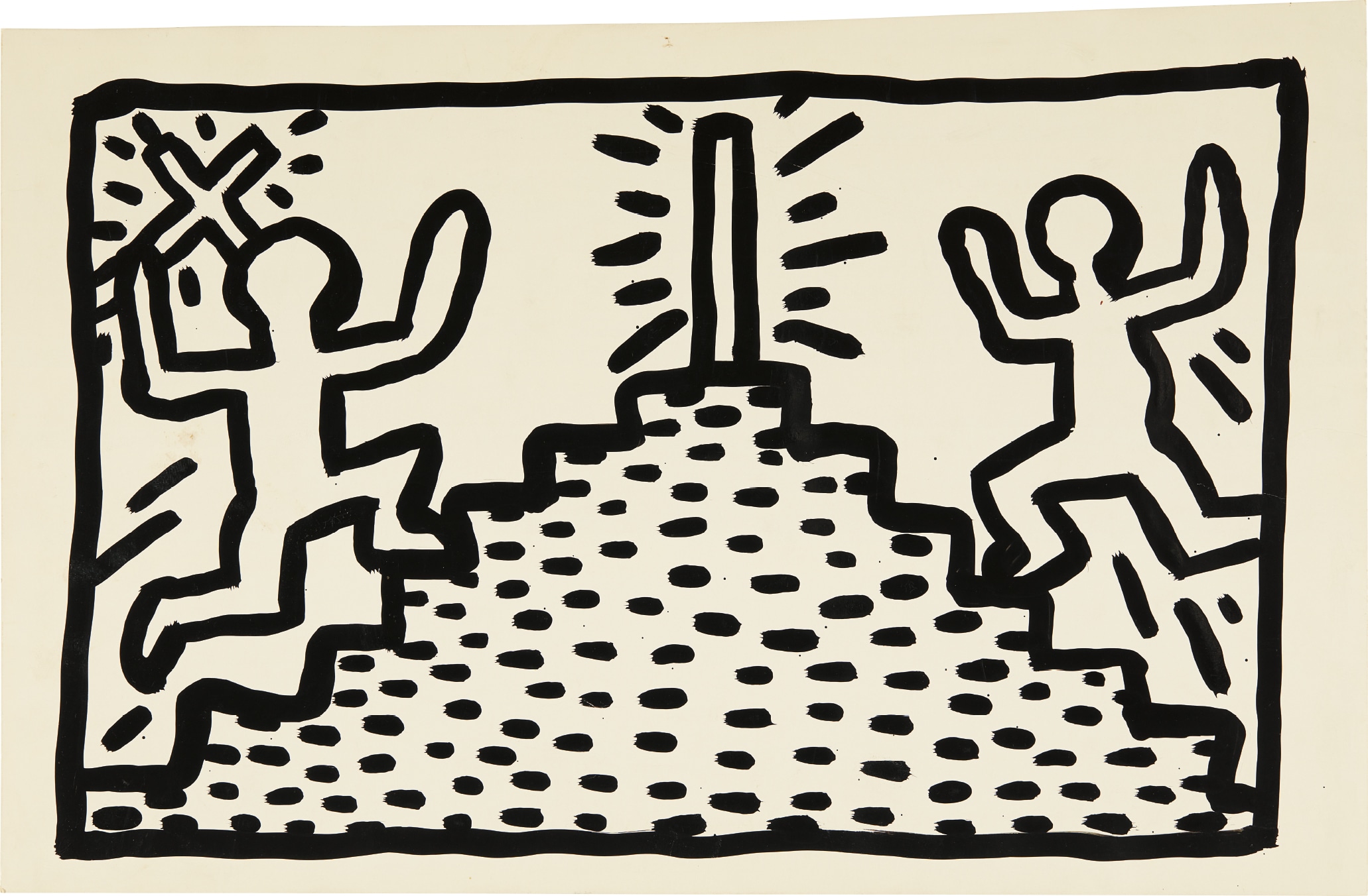 <b>KEITH HARING </b><i>Untitled</i>, 1982