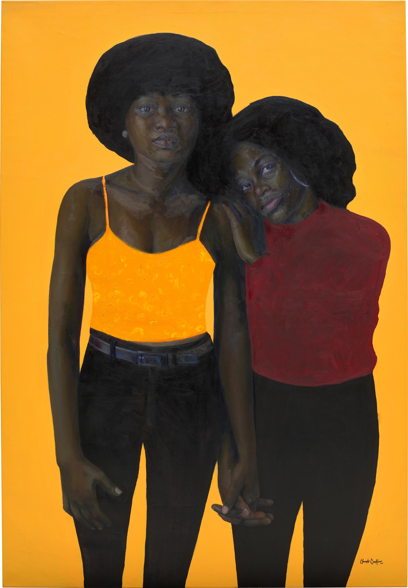 <p><strong>OLUWOLE OMOFEMI</strong> <em>Me and You</em>, 2021</p>
