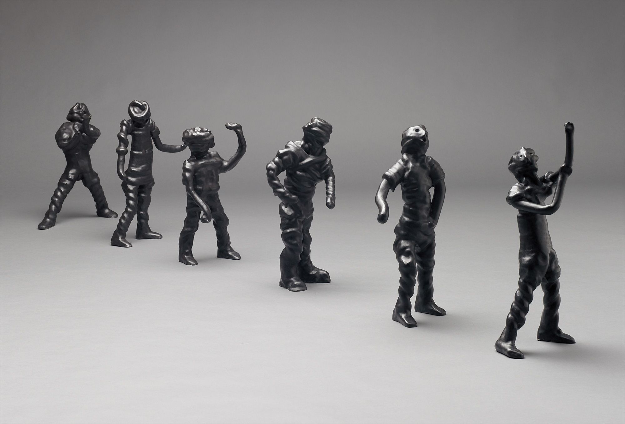 <b>THOMAS SCH&#220;TTE</b> <i>Sechs Geister (Schwartz)</i>, 1995