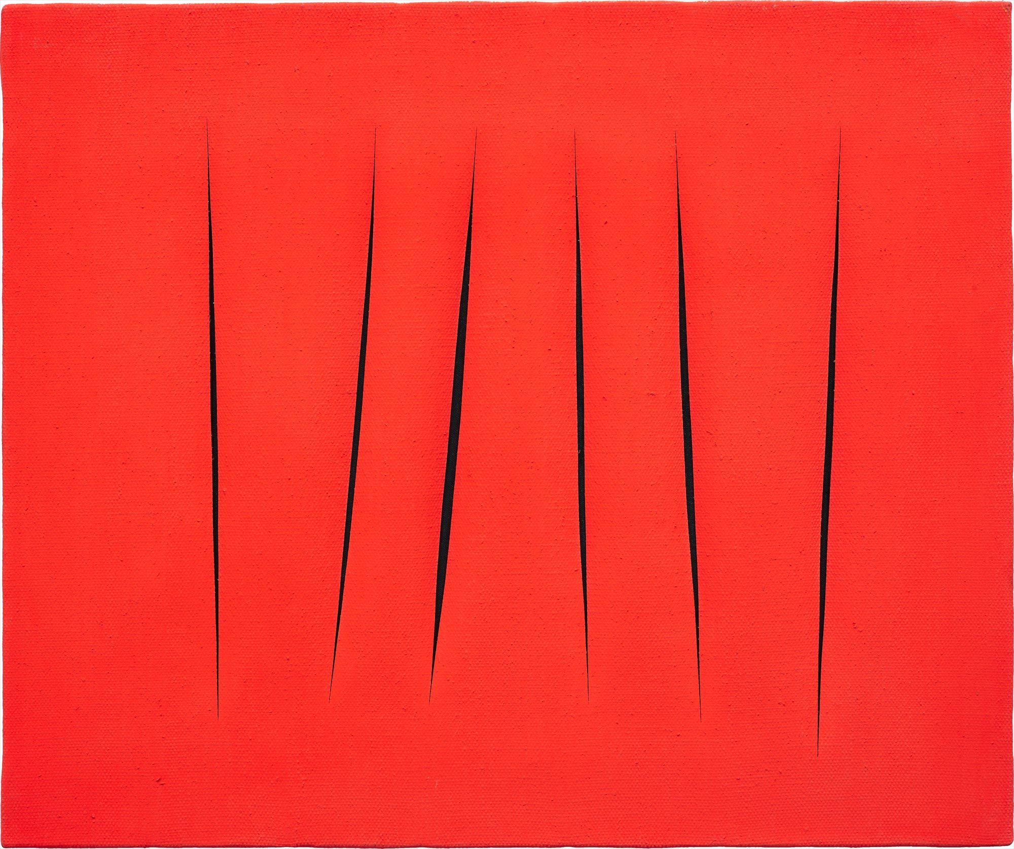 <b>LUCIO FONTANA</b> <i>Concetto Spaziale, Attese,</i> 1964