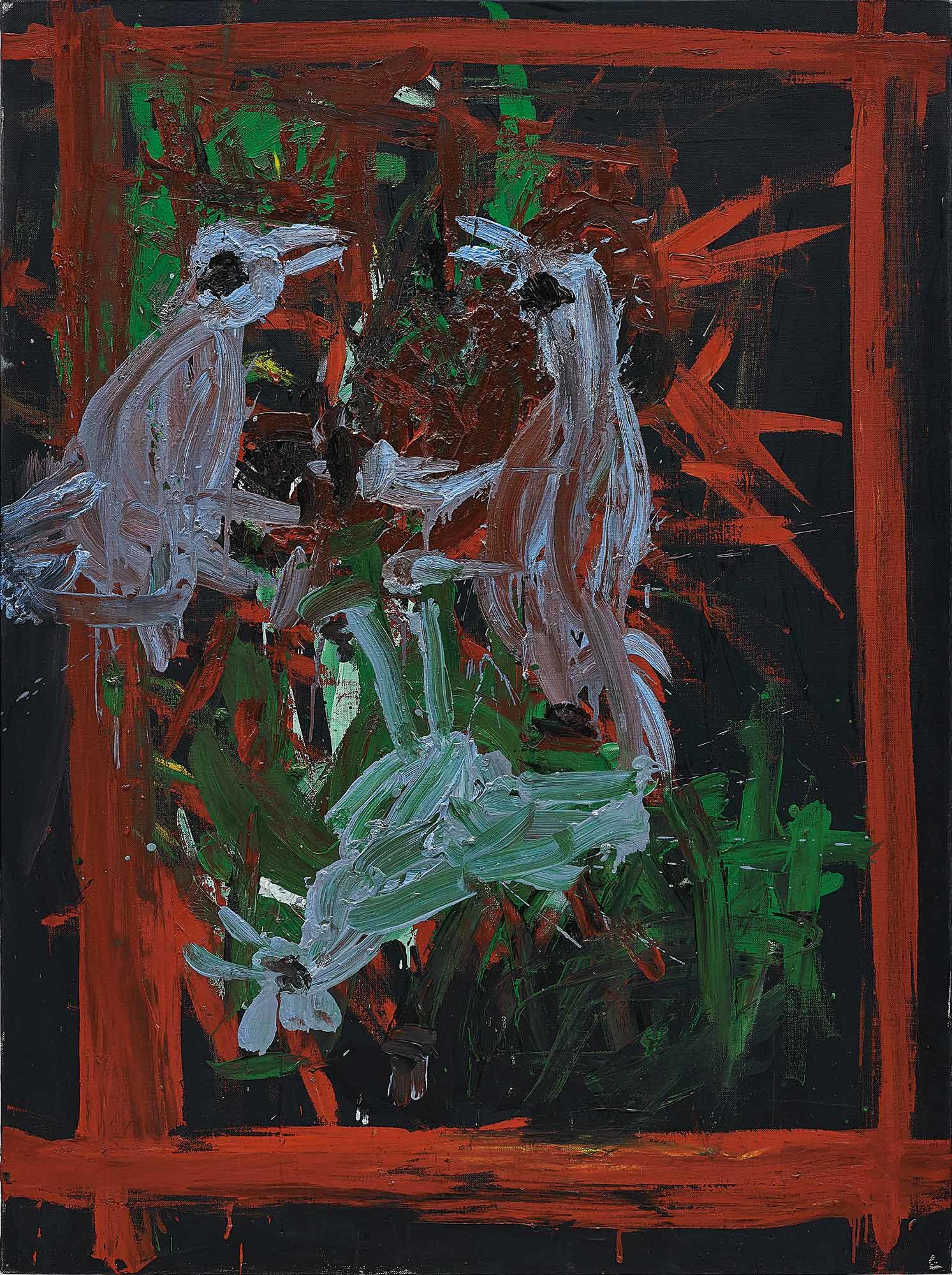 <b>GEORG BASELITZ</b> <i>Dreimal</i>, 1989