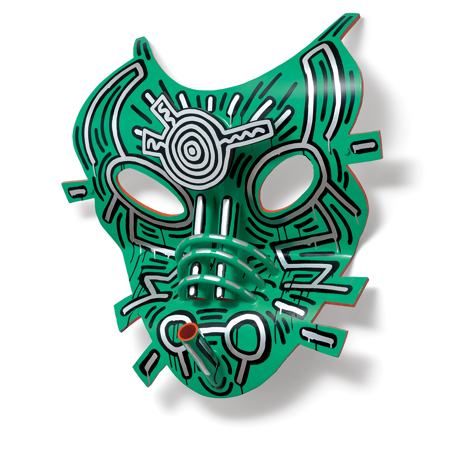 <p><strong>KEITH HARING </strong><em>Untitled (Grace Jones Mask)</em>, 1987</p>