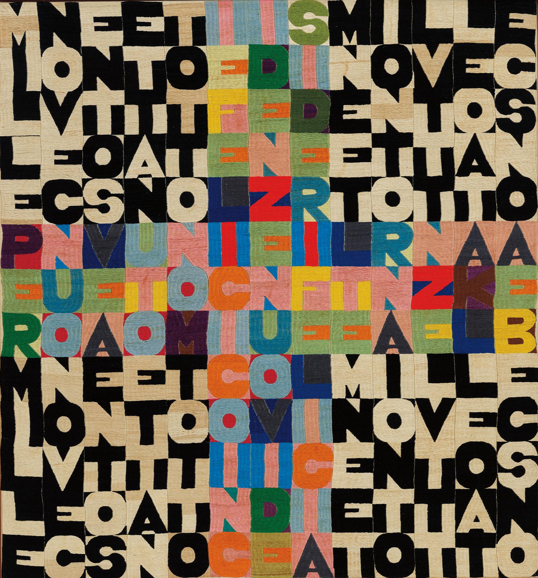 <p><strong>ALIGHIERO BOETTI</strong> <em>Senza titolo (1977 per 1978), </em>1977-78</p>