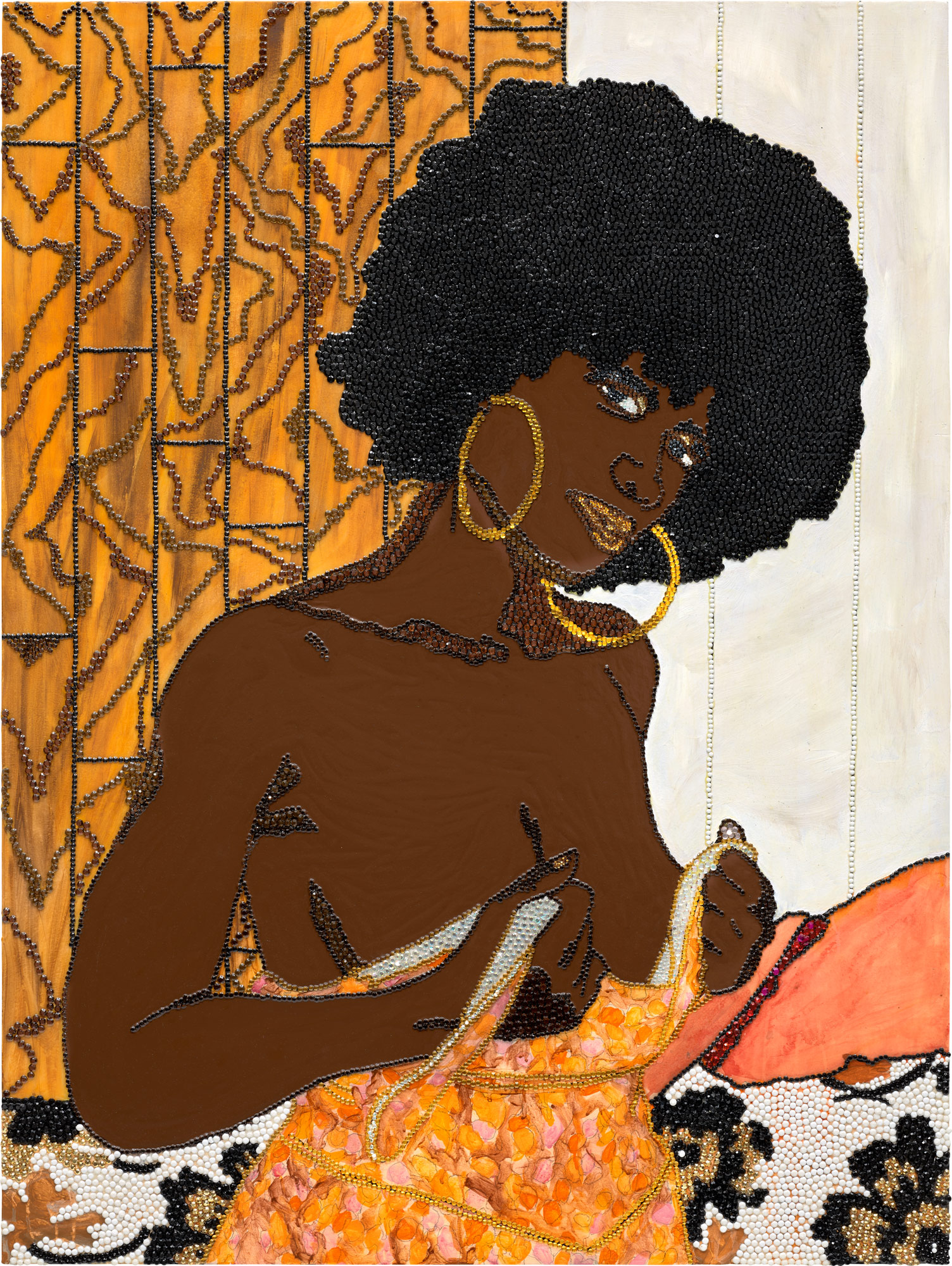 <p><strong>MICKALENE THOMAS</strong> <em>As If You Read My Mind,&nbsp;</em>2005</p>

