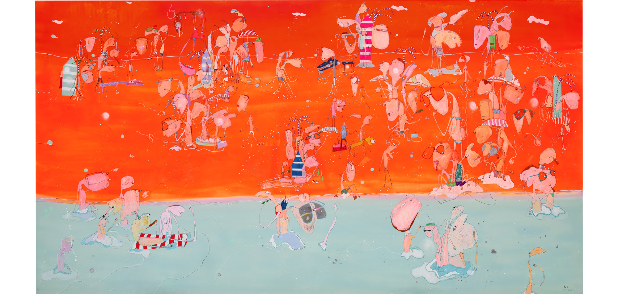 <p><strong>RAFA MACARR&Oacute;N</strong> <em>Un D&iacute;a en la Playa</em>, 2013</p>
