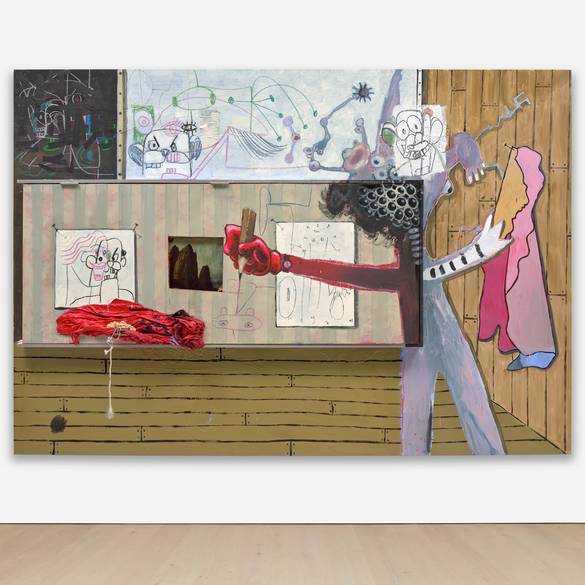 <p><strong>GEORGE CONDO</strong>&nbsp;<em>Jake Chapman, Dinos Chapman and Paul McCarthy, DOOR,</em>&nbsp;2006</p>
