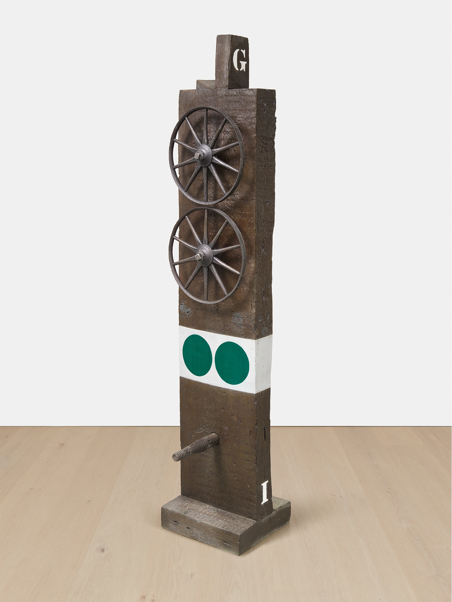 <p><strong>ROBERT INDIANA</strong> <em>GE</em> Conceived in 1960, cast in 1991</p>
