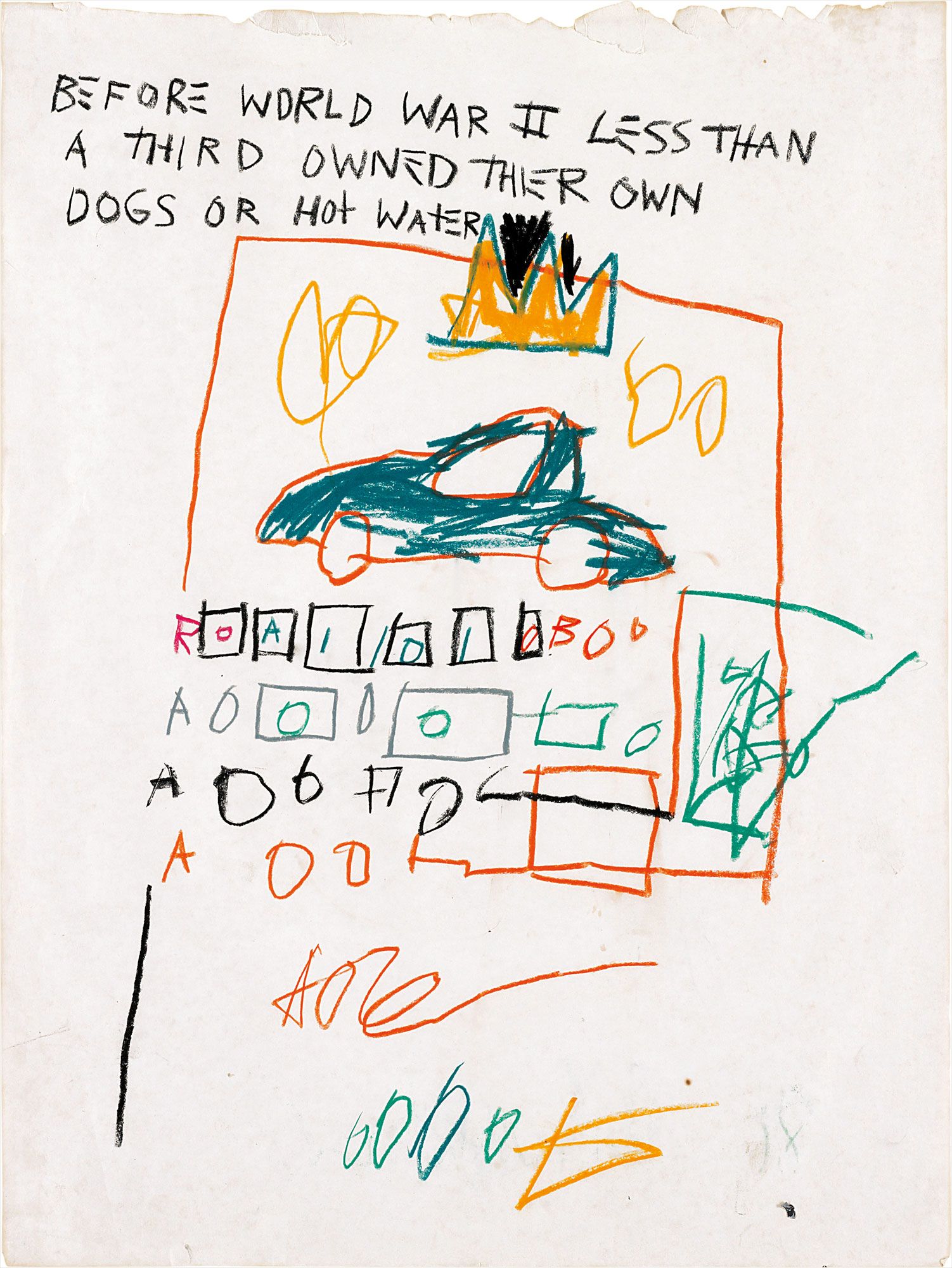 <b>JEAN-MICHEL BASQUIAT</b><i> Untitled</i>, 1981
