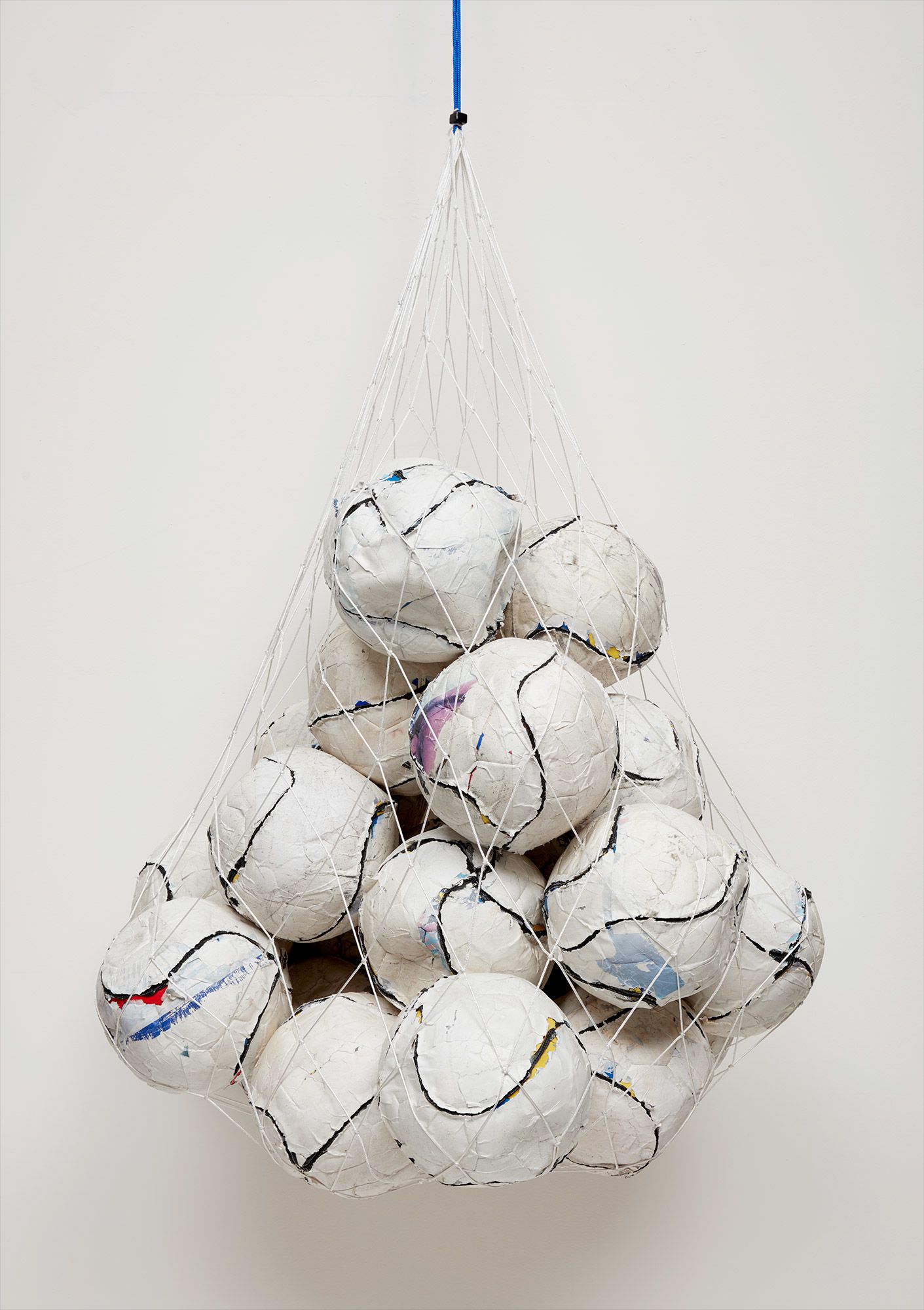 <b>MARK BRADFORD</b> <i>Soccer Ball Bag 1</i>, 2011