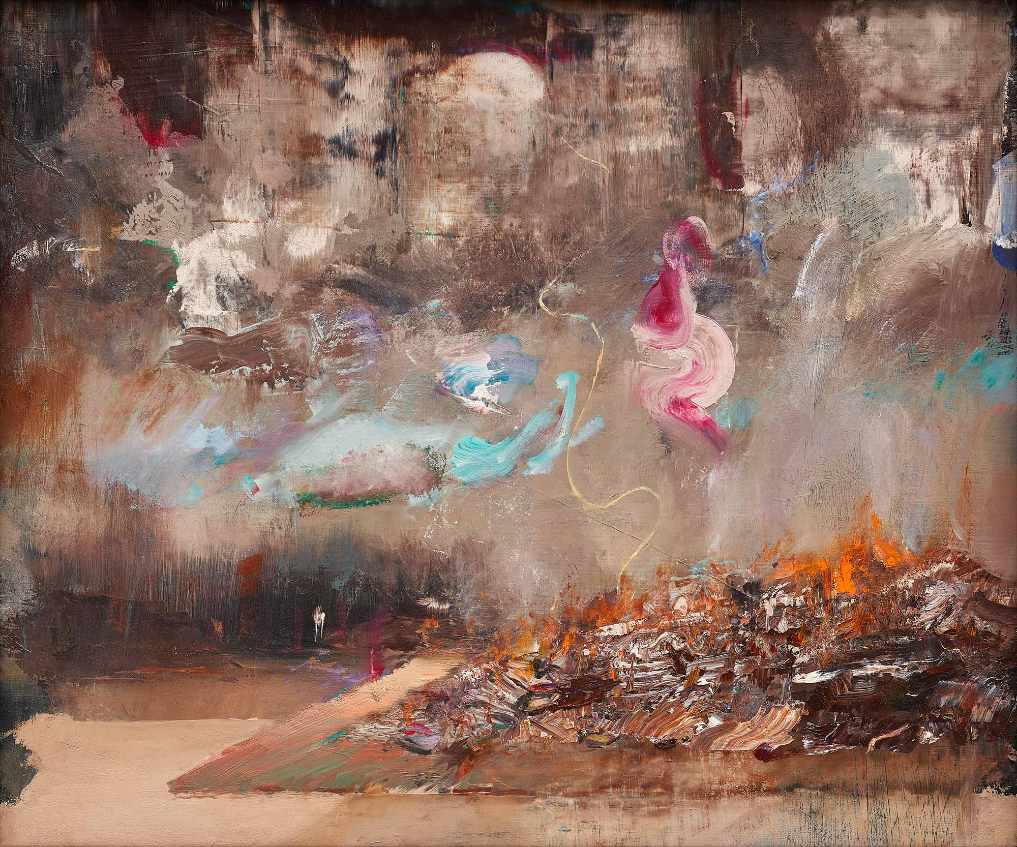 <b>ADRIAN GHENIE</b> <i>Burning Books</i>, 2014