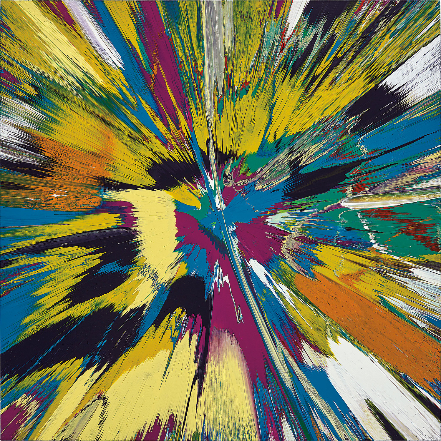 <b>DAMIEN HIRST</b> <i>Beautiful Exploded Aquarium Painting</i>, 2007