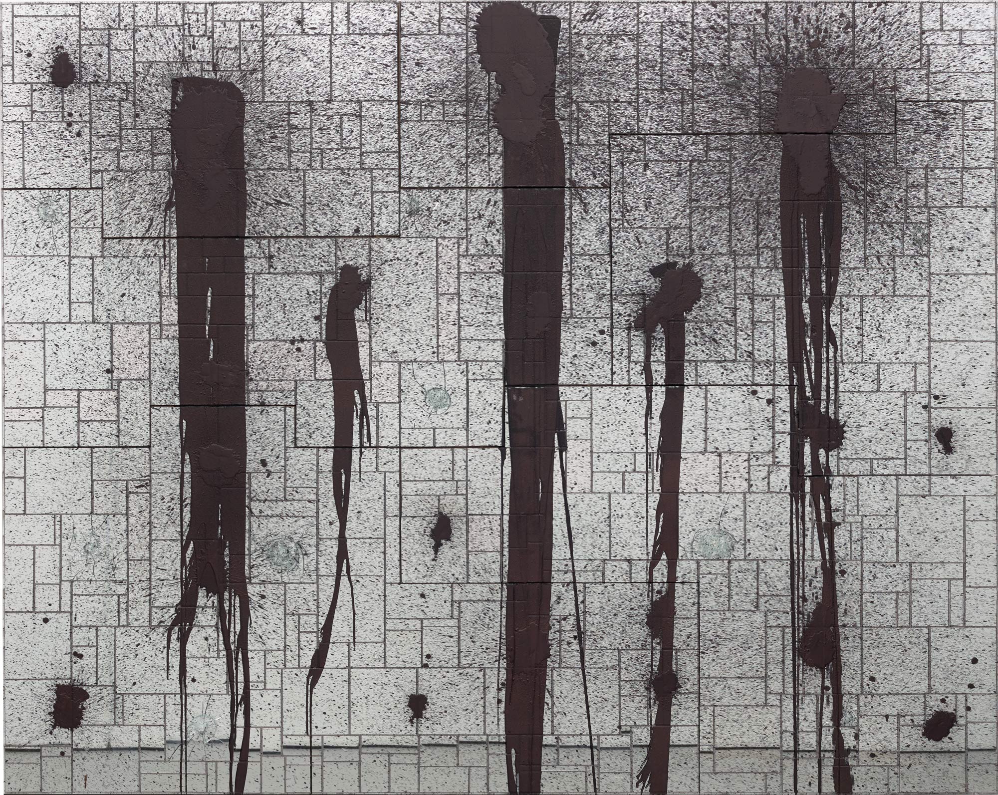 <p><strong>RASHID JOHNSON </strong><em>Black Lines</em>, 2012</p>
