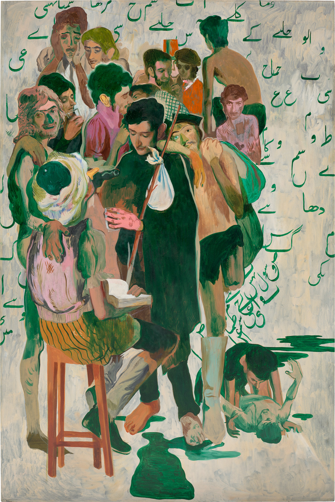 <p><strong>SALMAN TOOR</strong> <em>Immigrant Gathering</em>, 2016</p>