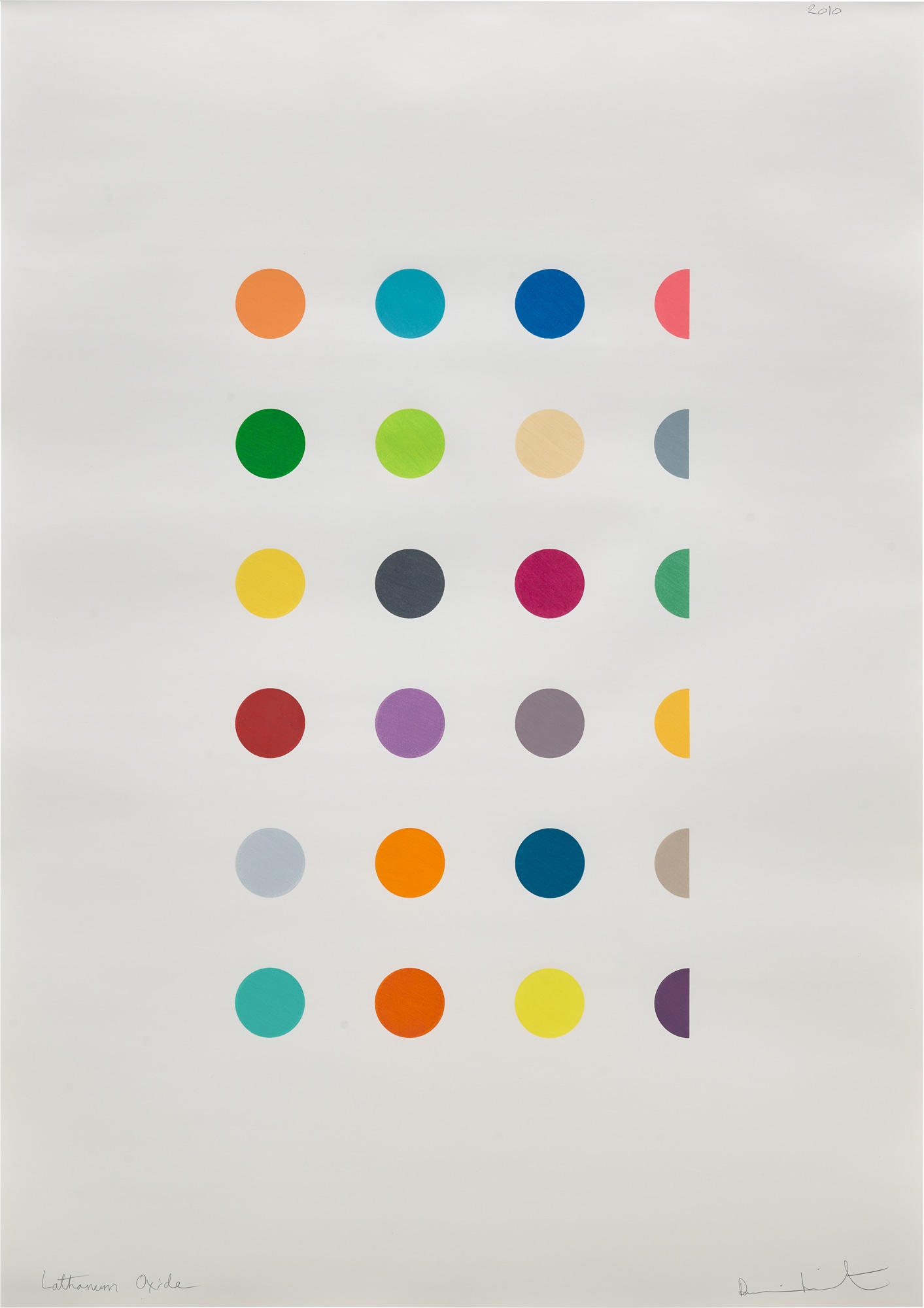 <p><strong>DAMIEN HIRST </strong><em>Lanthanum Oxide</em>, 2010</p>
