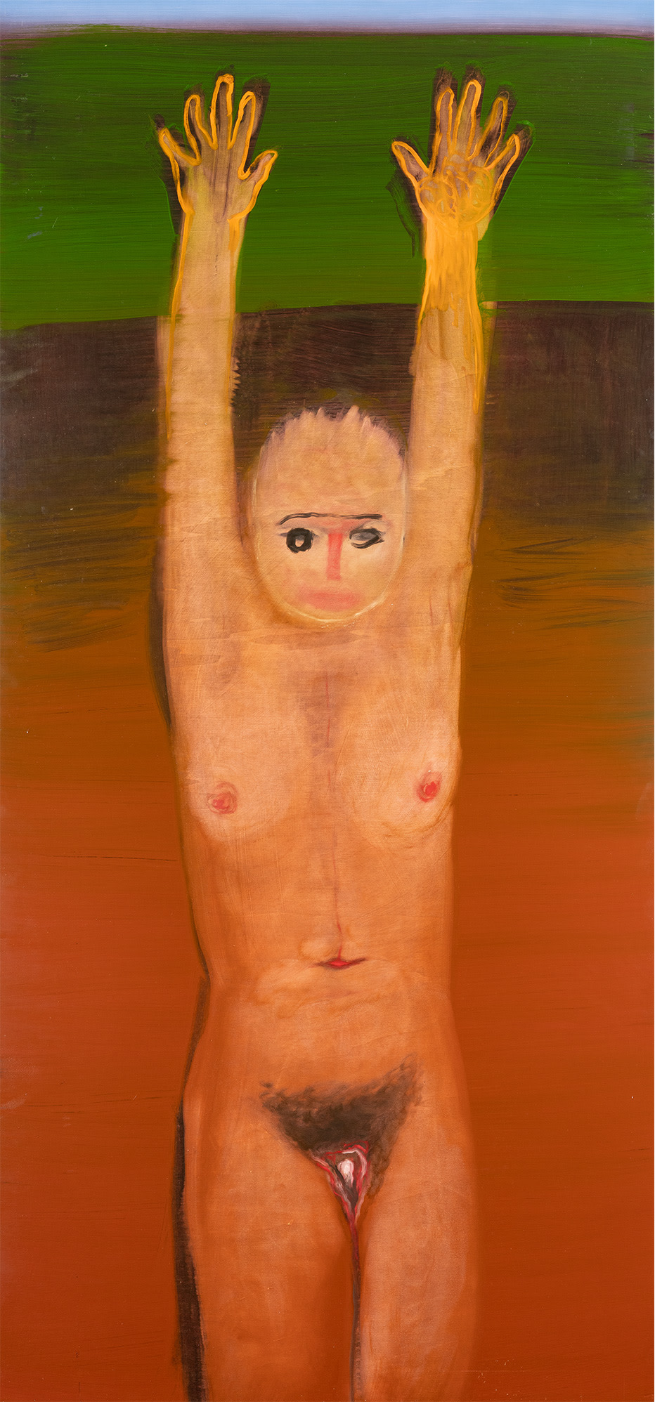 <p><strong>MIRIAM CAHN</strong> <em>H&Auml;NDE HOCH! 22.08.2017 + 05.04.2018,</em> 2017-2018</p>
