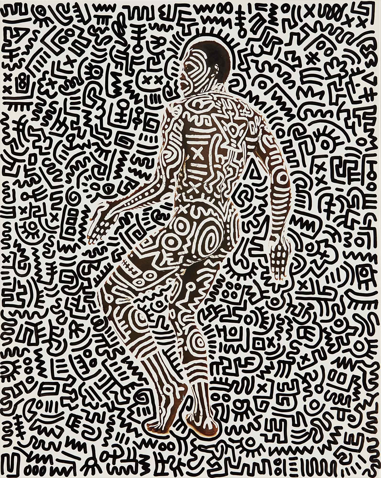 <b>KEITH HARING</b> <i>Untitled (Bill T. Jones)</i>, 1984