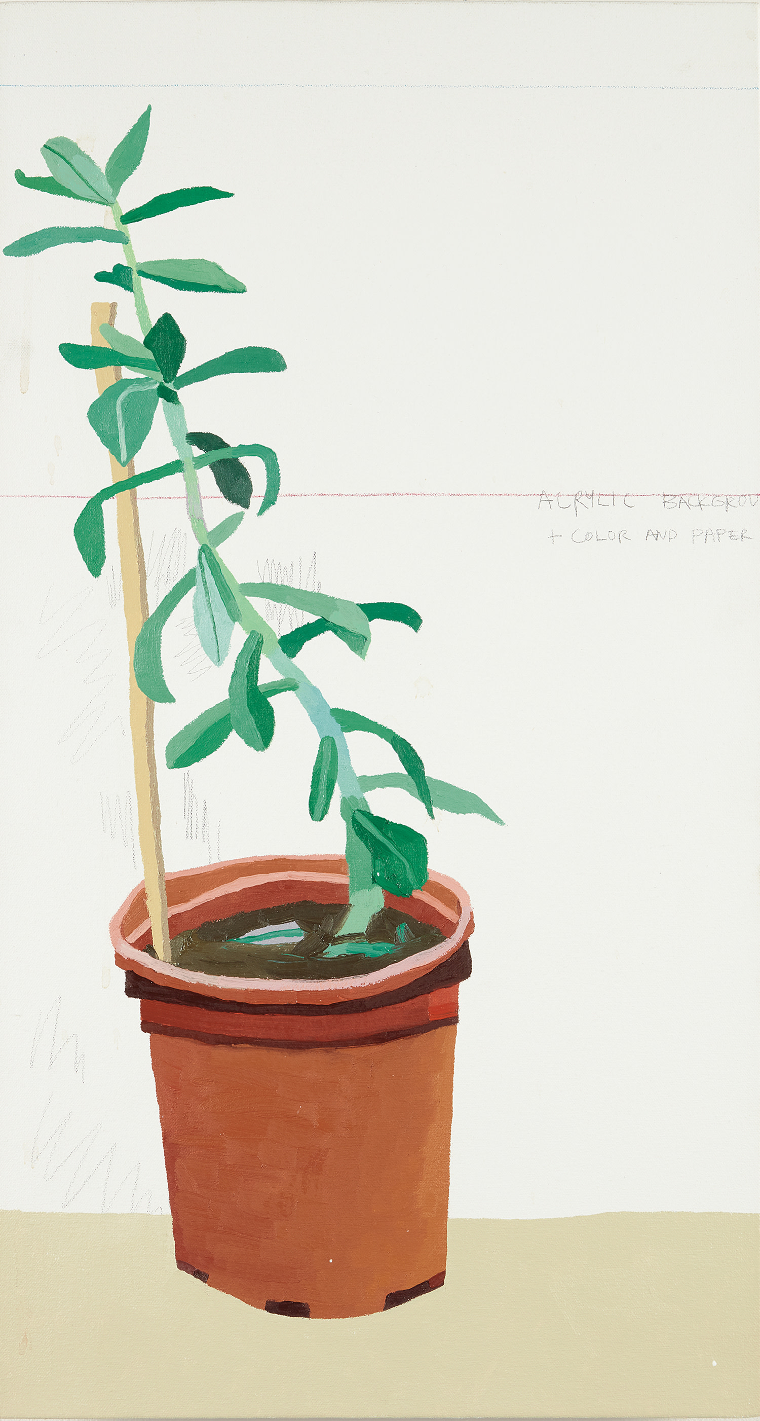<p><strong>JONAS WOOD</strong>&nbsp;<em>Studio Plant</em>, 2007</p>
