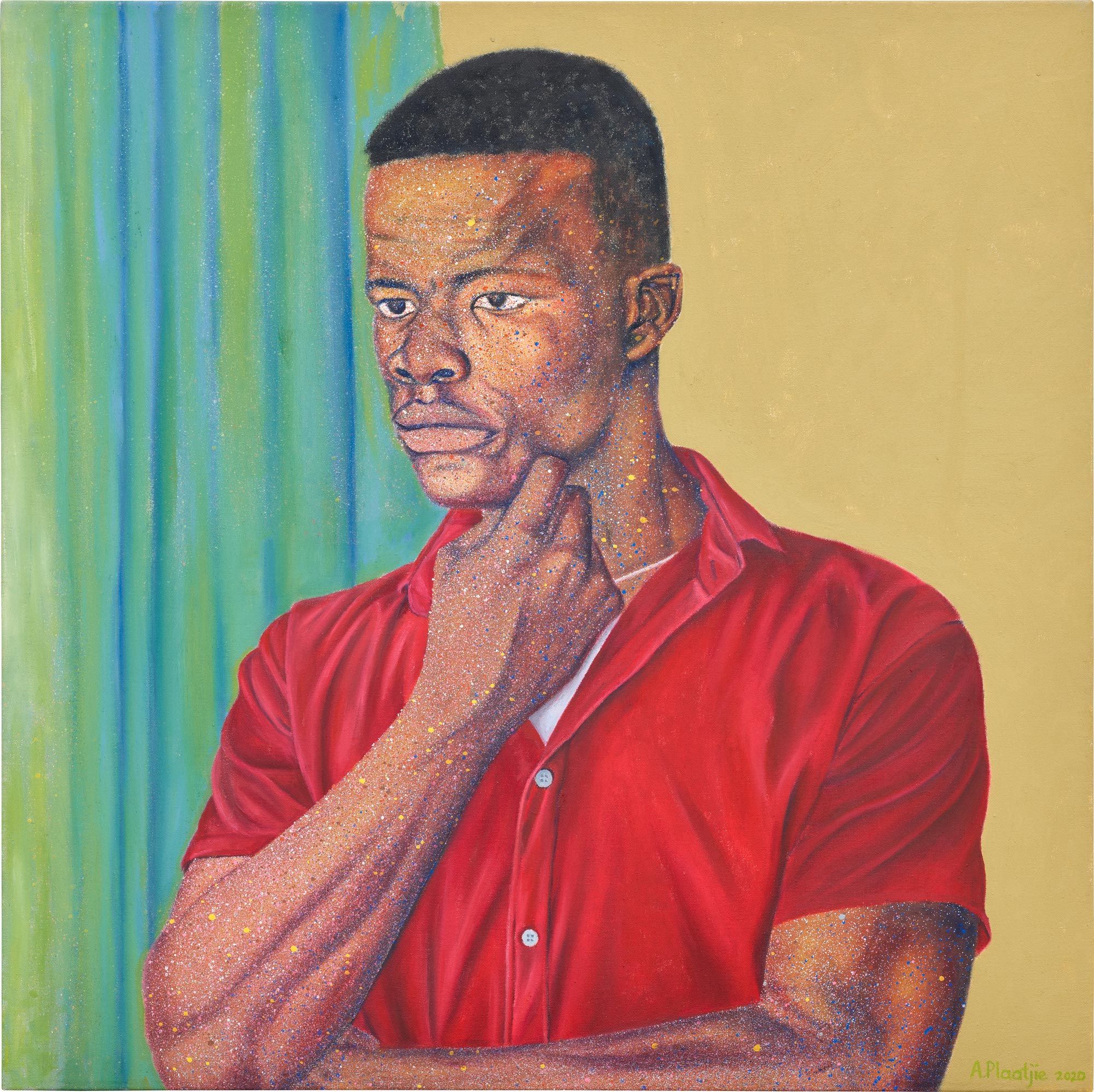 <p><strong>AVIWE PLAATJIE</strong>&nbsp;<em>Indod&rsquo;ibamb&rsquo;ongezantsi</em>, 2020</p>
