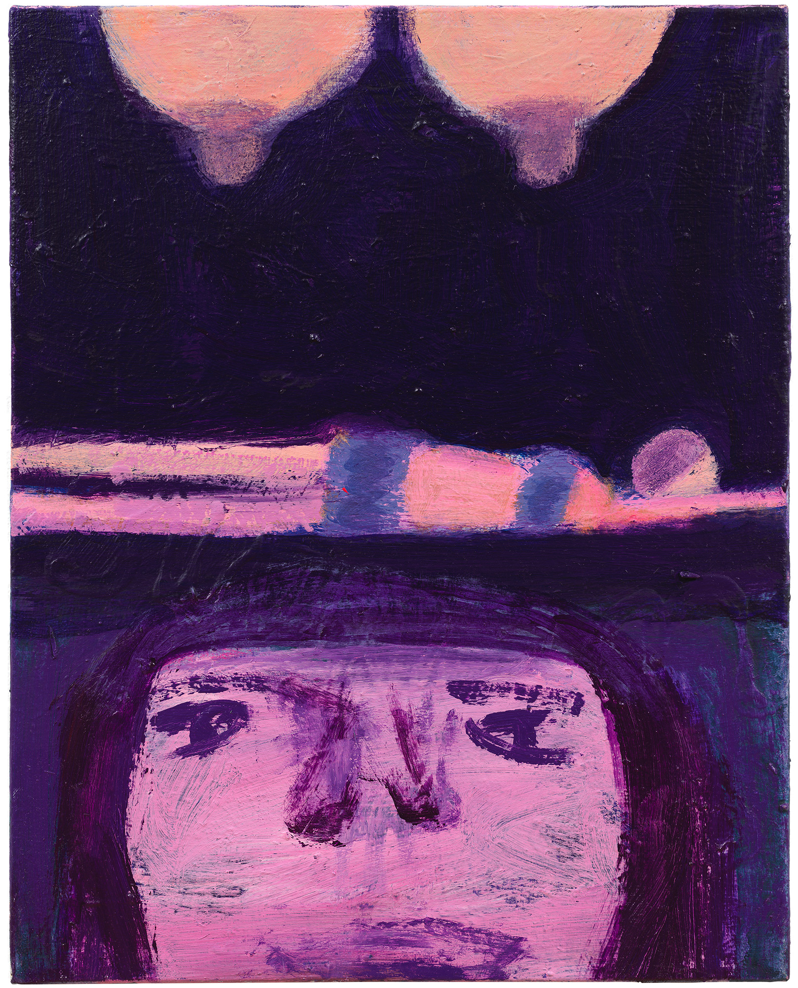 <p><strong>KATHERINE BRADFORD</strong> <em>Portrait in 3 Parts,</em> 2019</p>