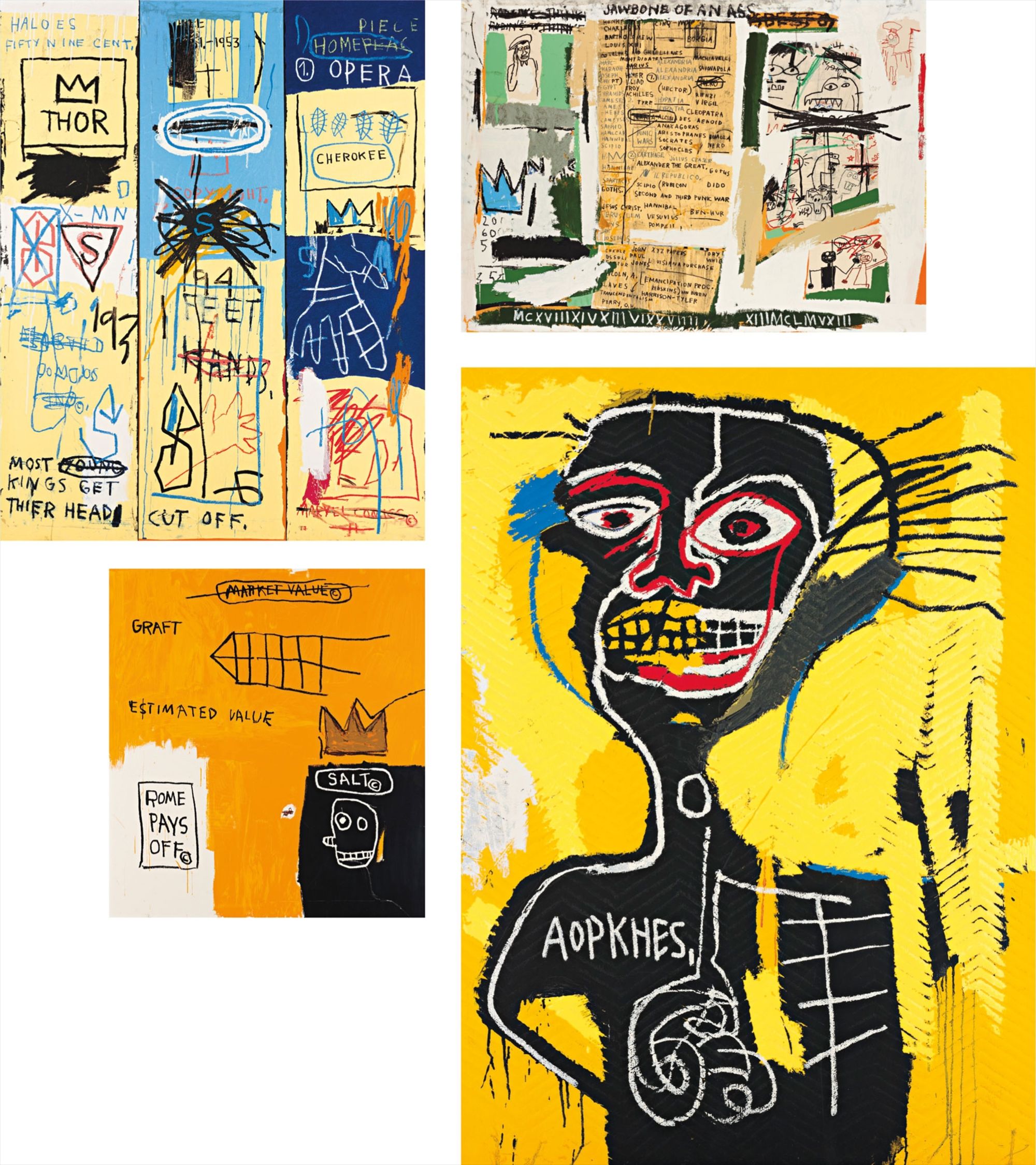 <b>AFTER JEAN-MICHEL BASQUIAT</b> <i>Portfolio II</i>, 1982-4/2005