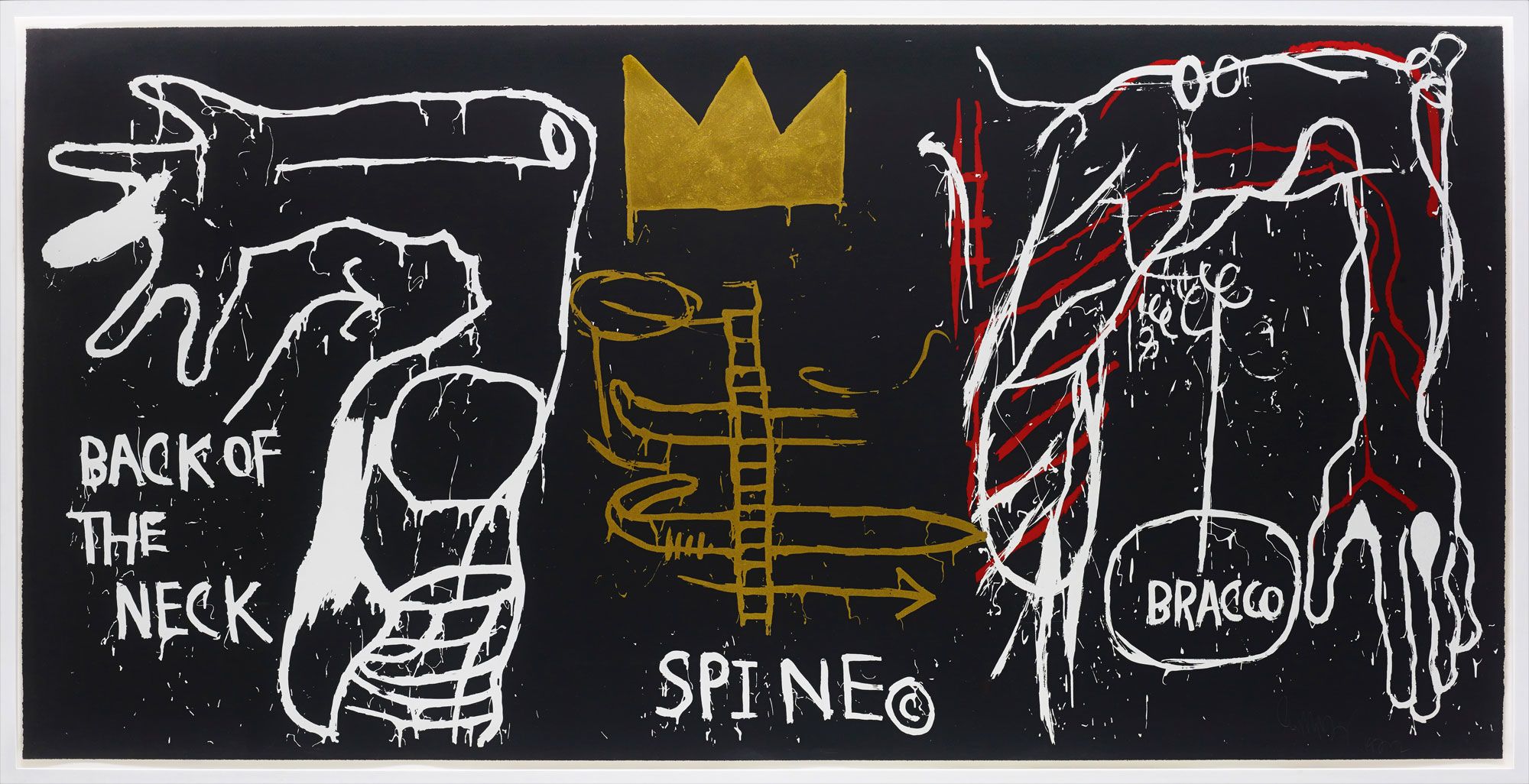 <b>JEAN-MICHEL BASQUIAT</b> <i>Back of the Neck,</i> 1983