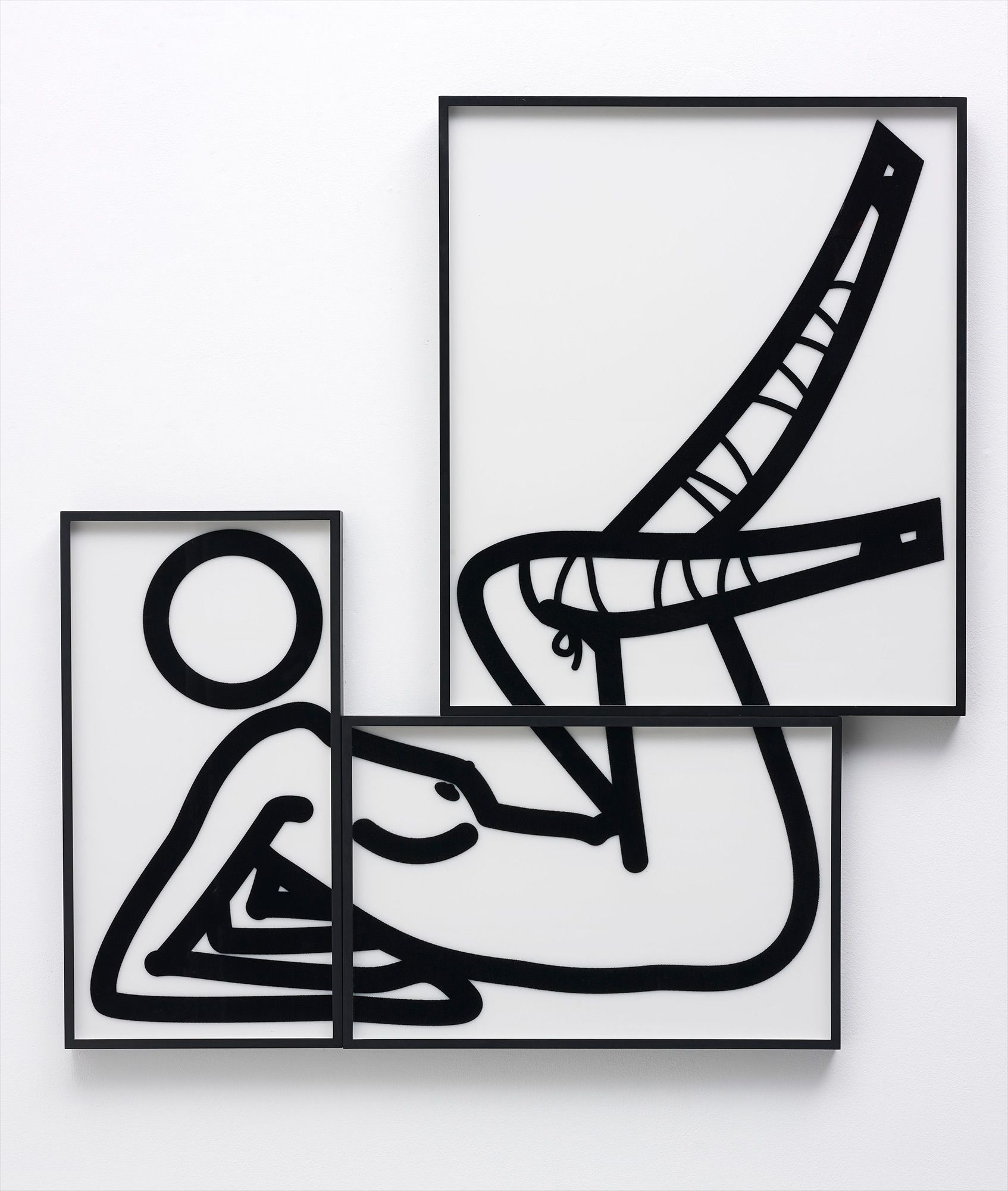 <b>JULIAN OPIE </b><i>This is Shahnoza in 3 parts (9)</i>, 2008