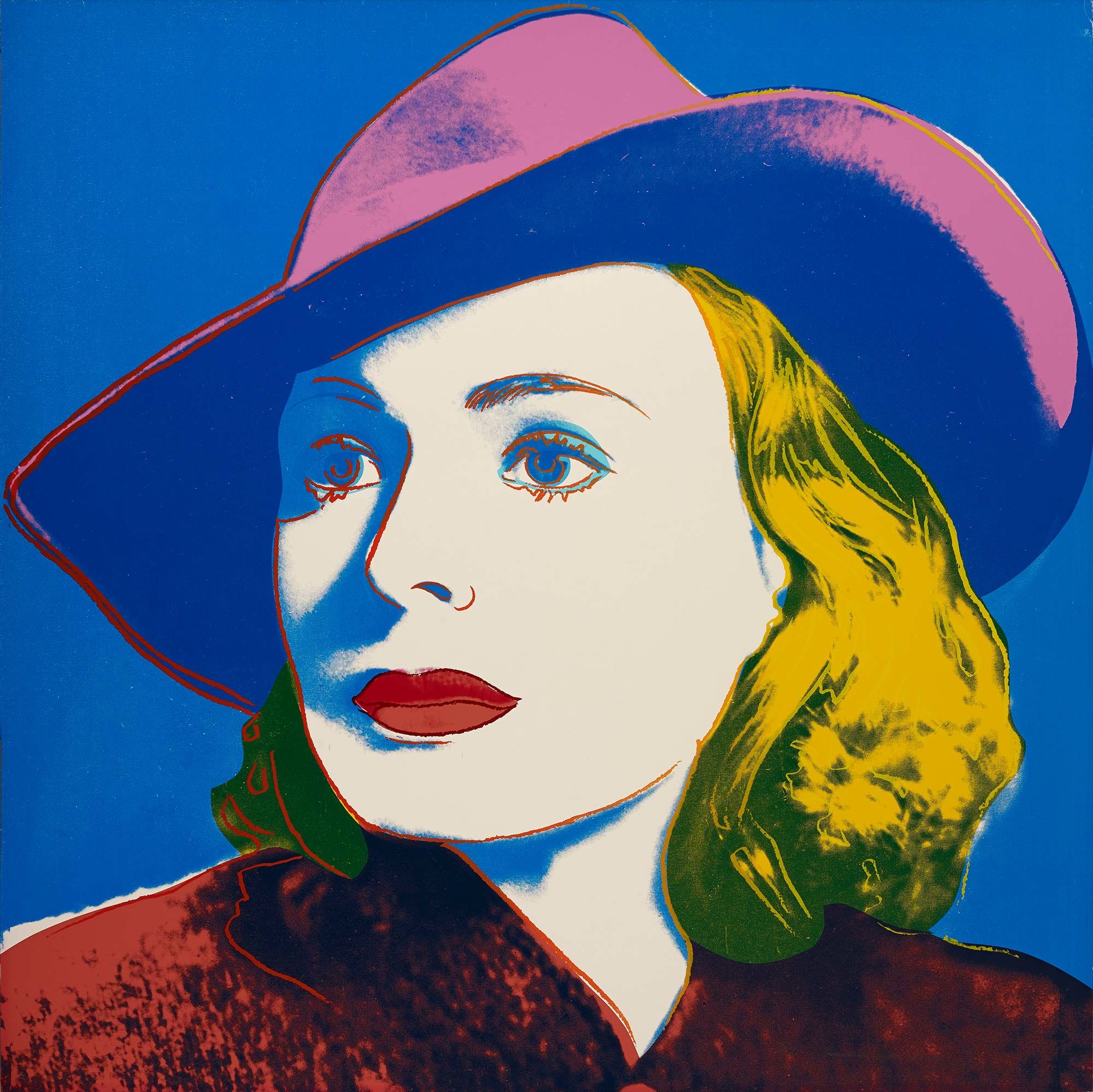 <b>ANDY WARHOL</b> <i>With Hat, from Ingrid Bergman</i>, 1983