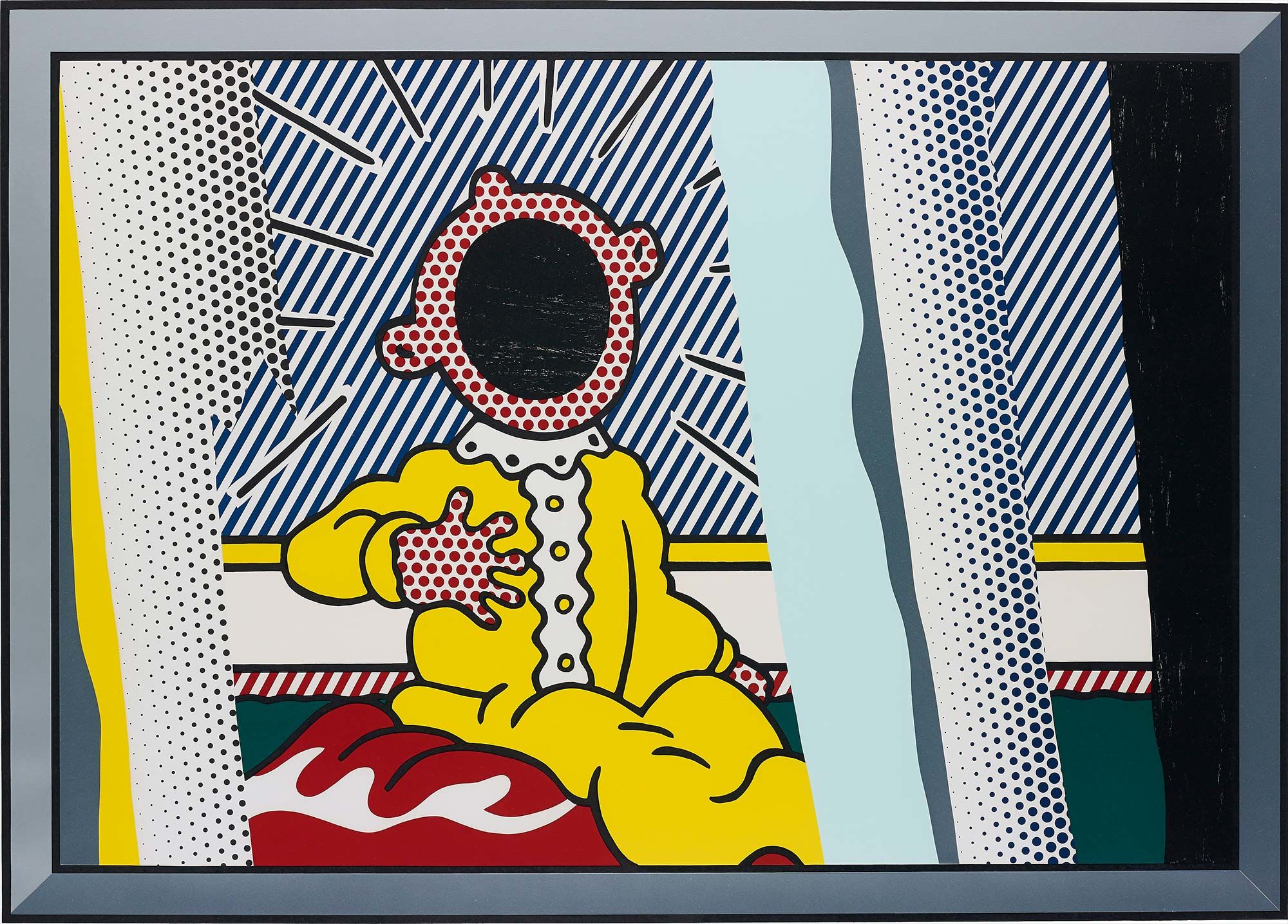 <b>ROY LICHTENSTEIN</b> <i>Reflections on The Scream, from Reflections series,</i> 1990