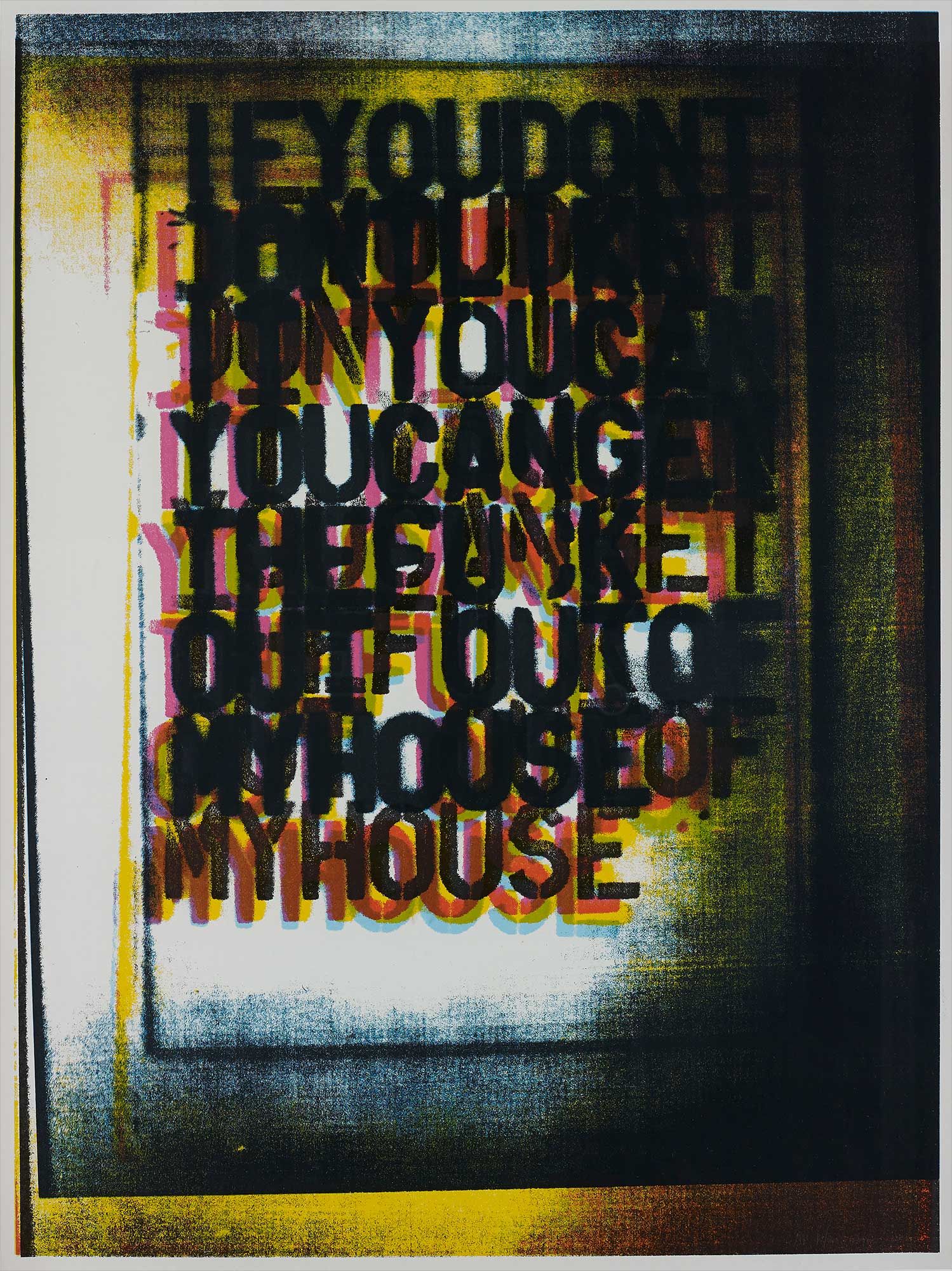 <b>CHRISTOPHER WOOL</b> <i>My House I,</i> 2000