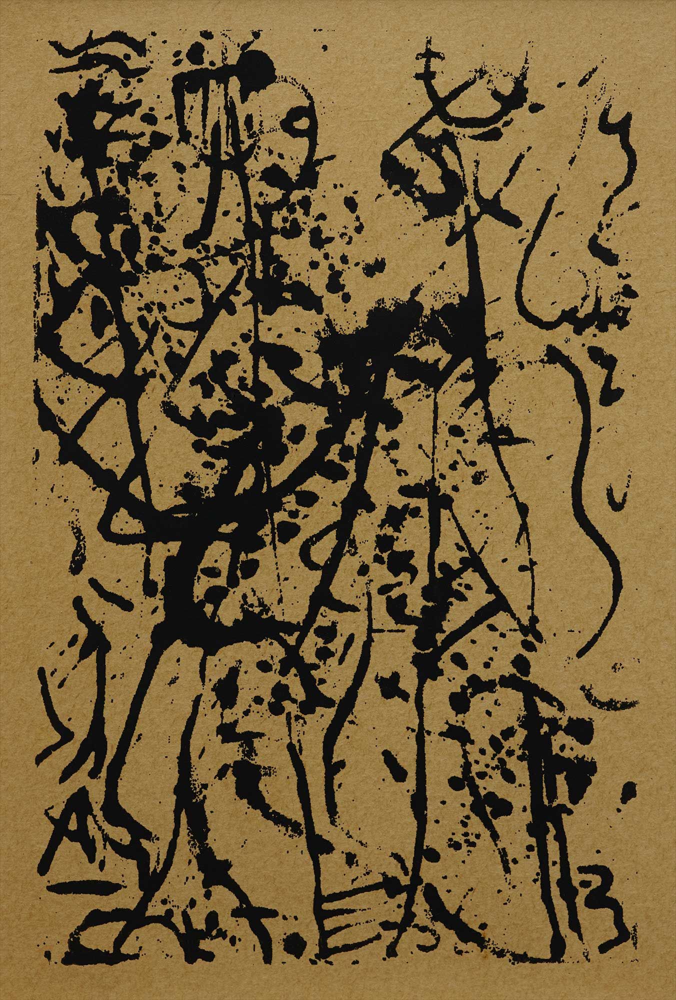 <b>JACKSON POLLOCK</b> <i>Untitled (M20)</i>, c. 1946