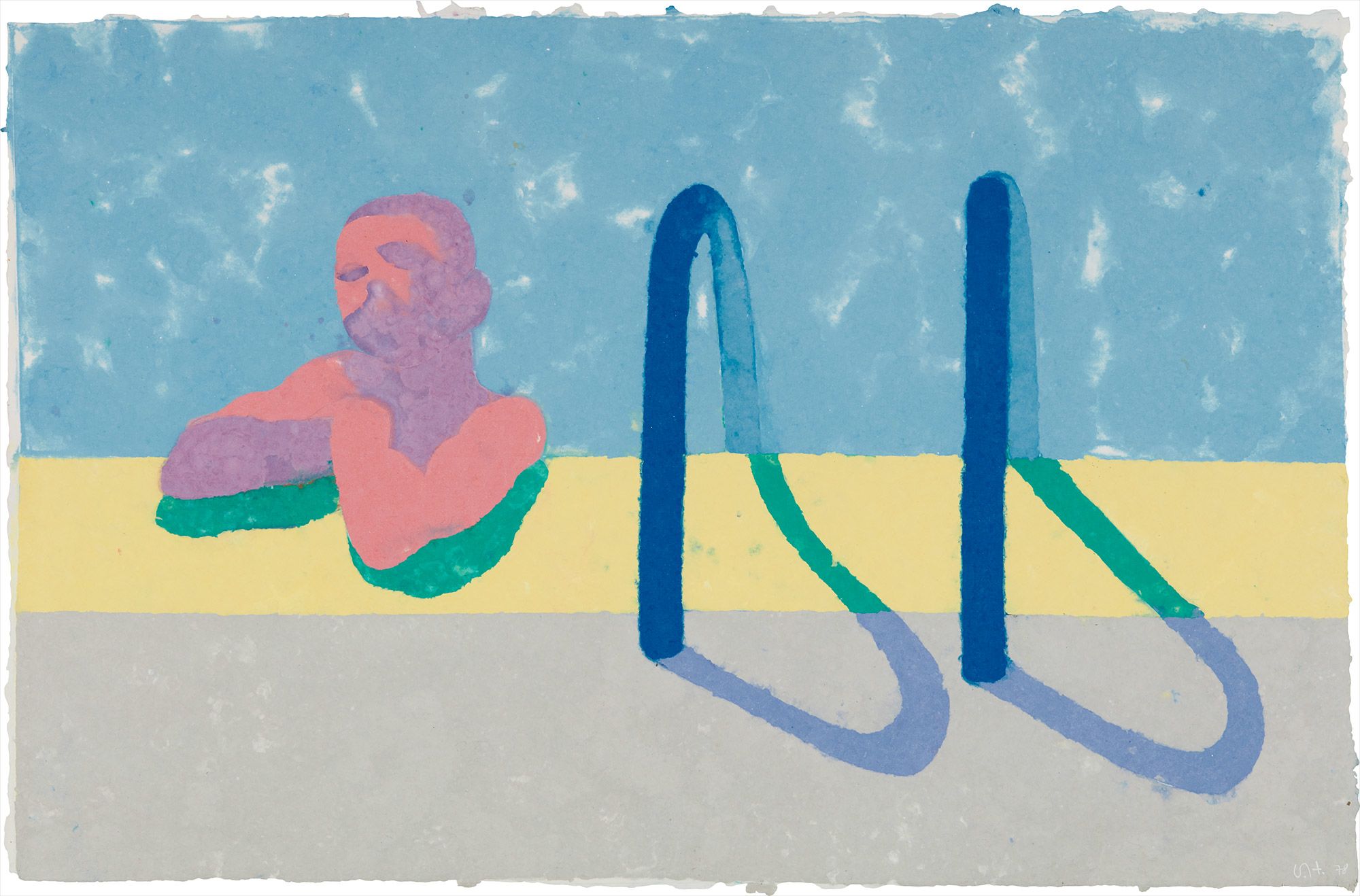 <b>DAVID HOCKNEY </b><i>Gregory in the Pool E (Paper Pool 4),</i> 1978