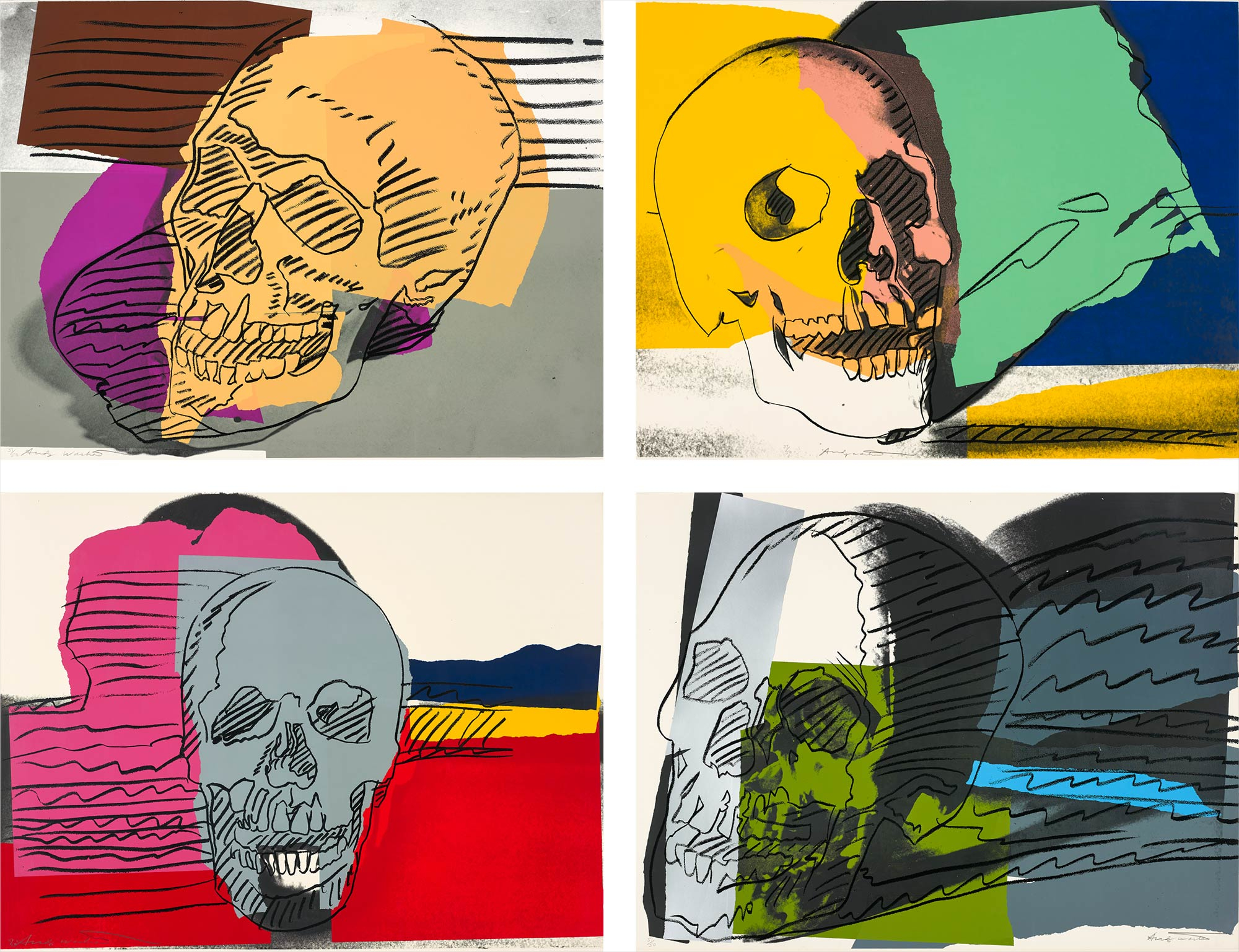 <b>ANDY WARHOL </b><i>Skulls</i>, 1976