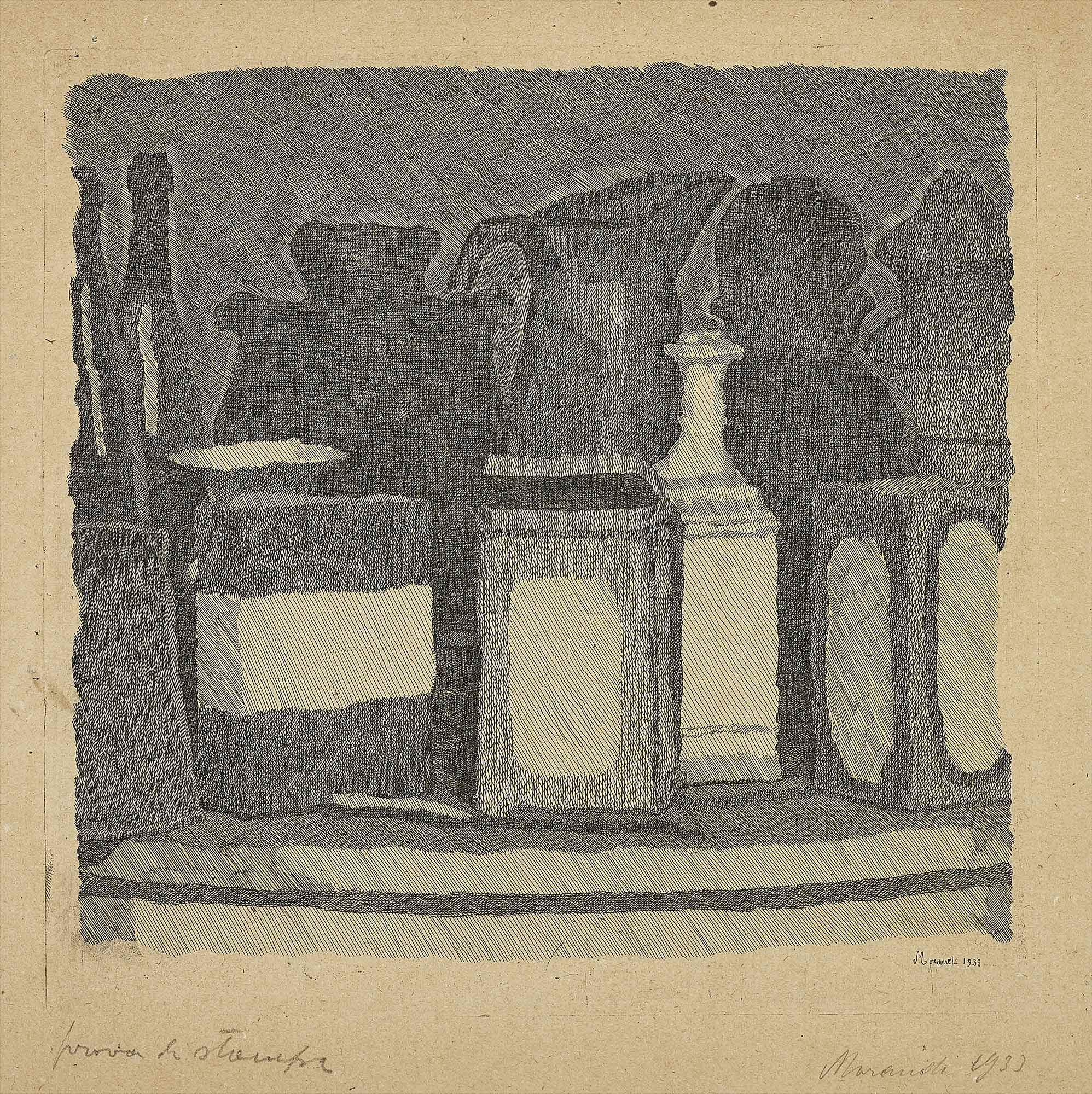 <b>GIORGIO MORANDI </b><i>Natura morta (Still Life)</i>, 1933