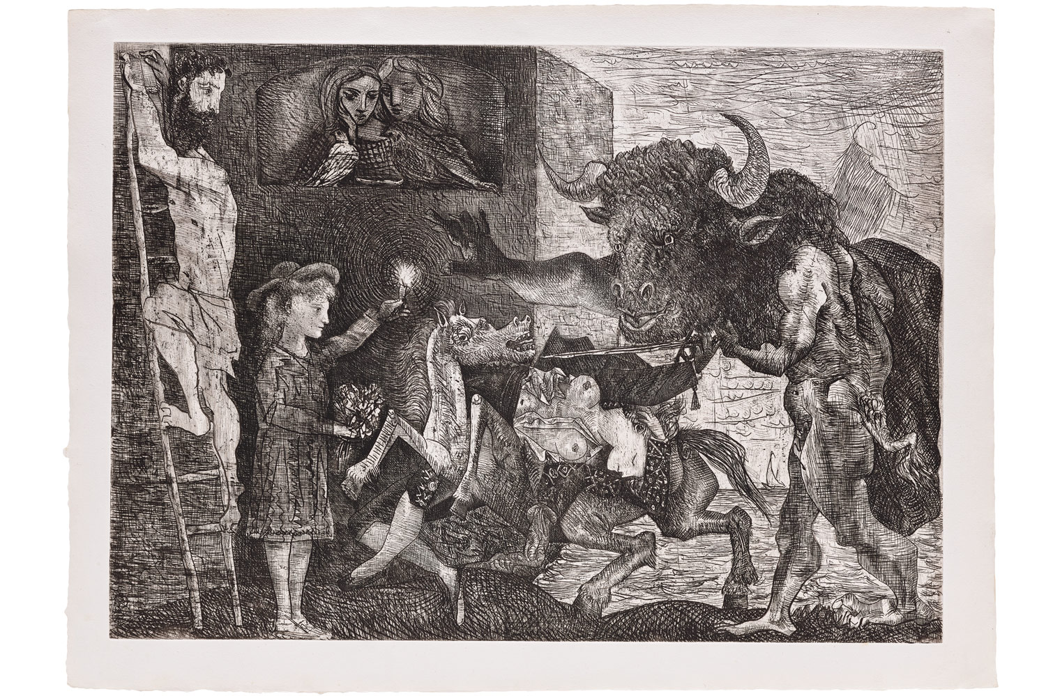 <p><strong>PABLO PICASSO</strong><em> La Minotauromachie, </em>1935</p>