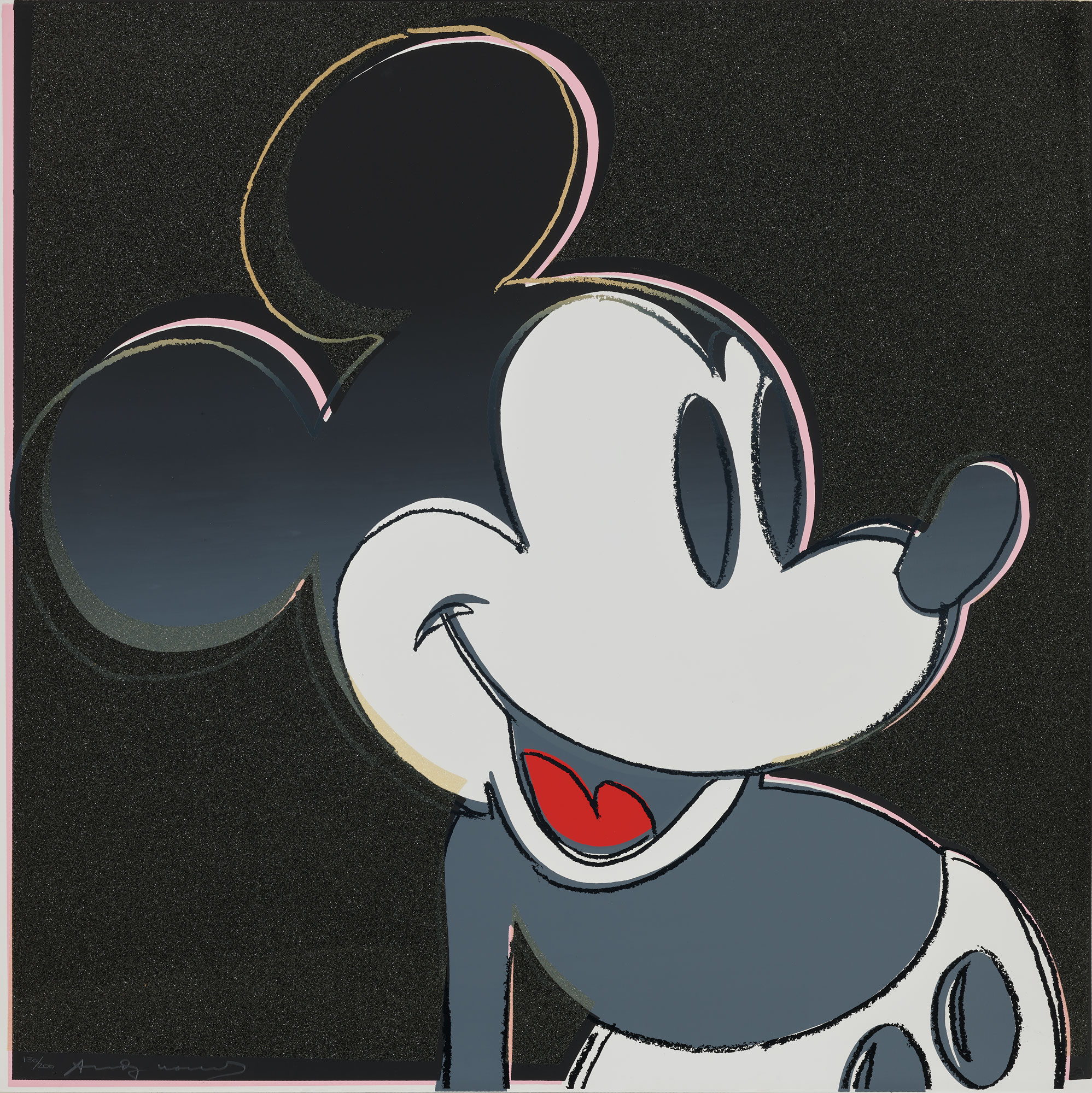 <p><strong>ANDY WARHOL</strong> <em>Mickey Mouse, from Myths</em>, 1981</p>