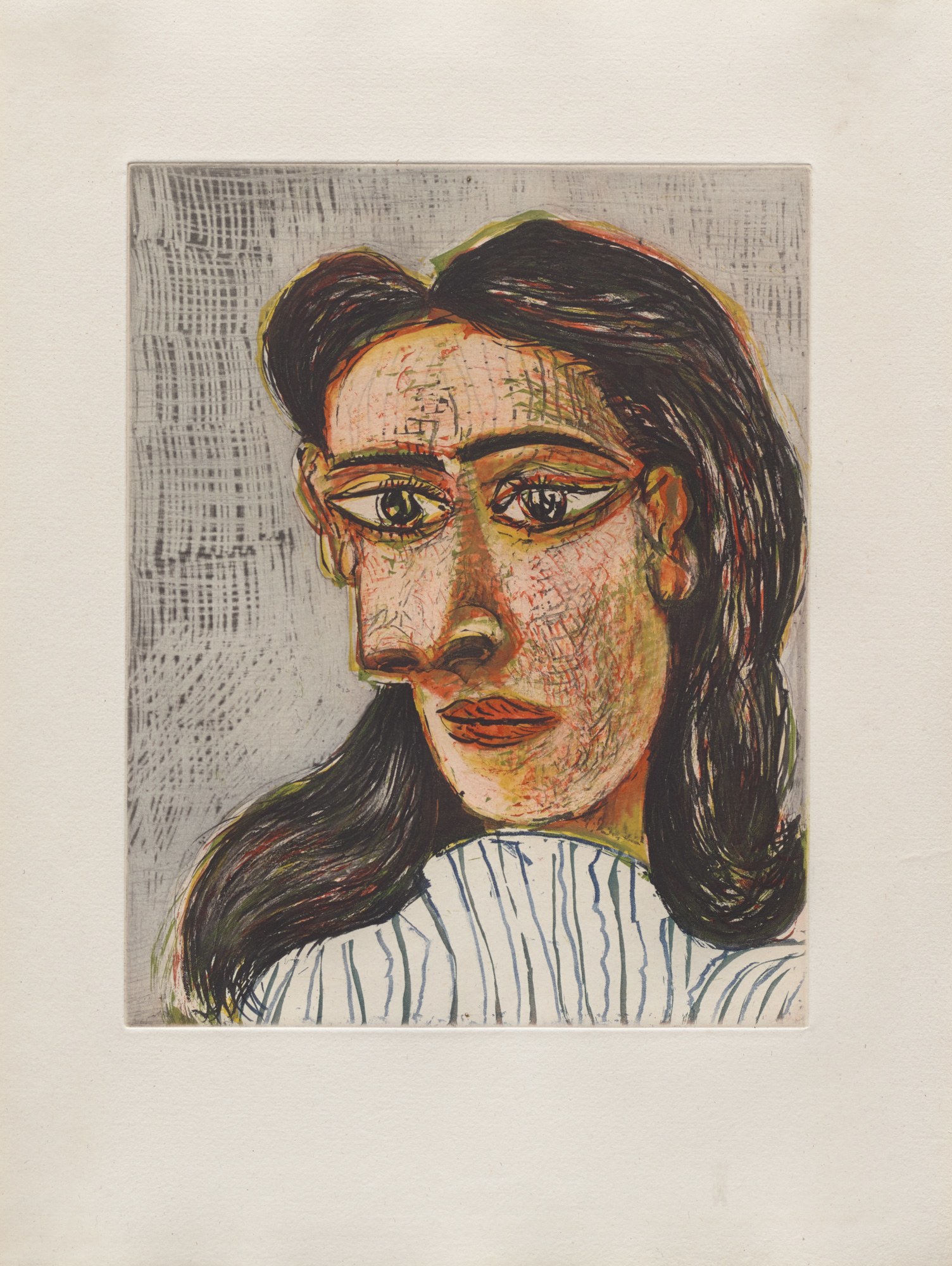 <p><strong>PABLO PICASSO </strong><em>Tête de femme No. 3: Portrait de Dora Maar</em>, 1939-42</p>