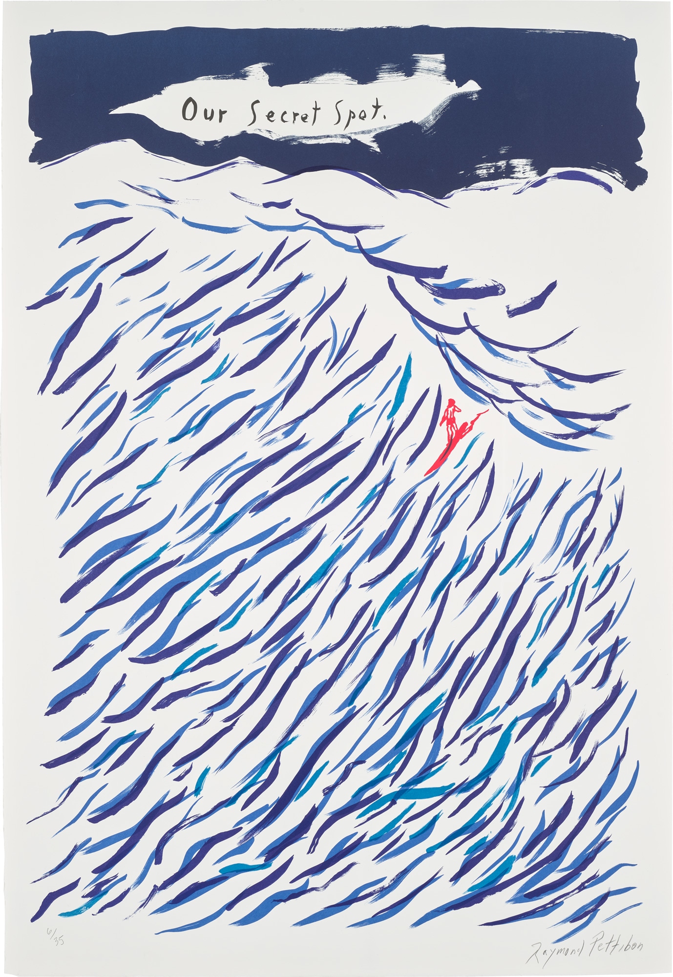 <p><strong>RAYMOND PETTIBON </strong><em>No Title (Our Secret Spot.),</em> 2022</p>
