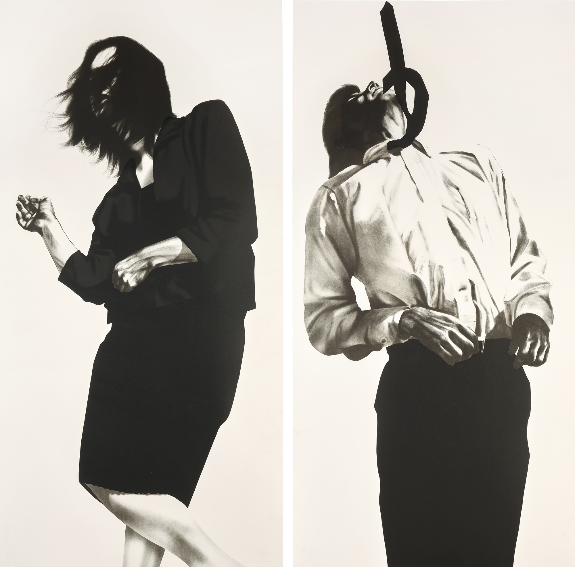 <p><strong>ROBERT LONGO </strong><em>Men in the Cities (Gretchen and Eric),</em> 1985</p>