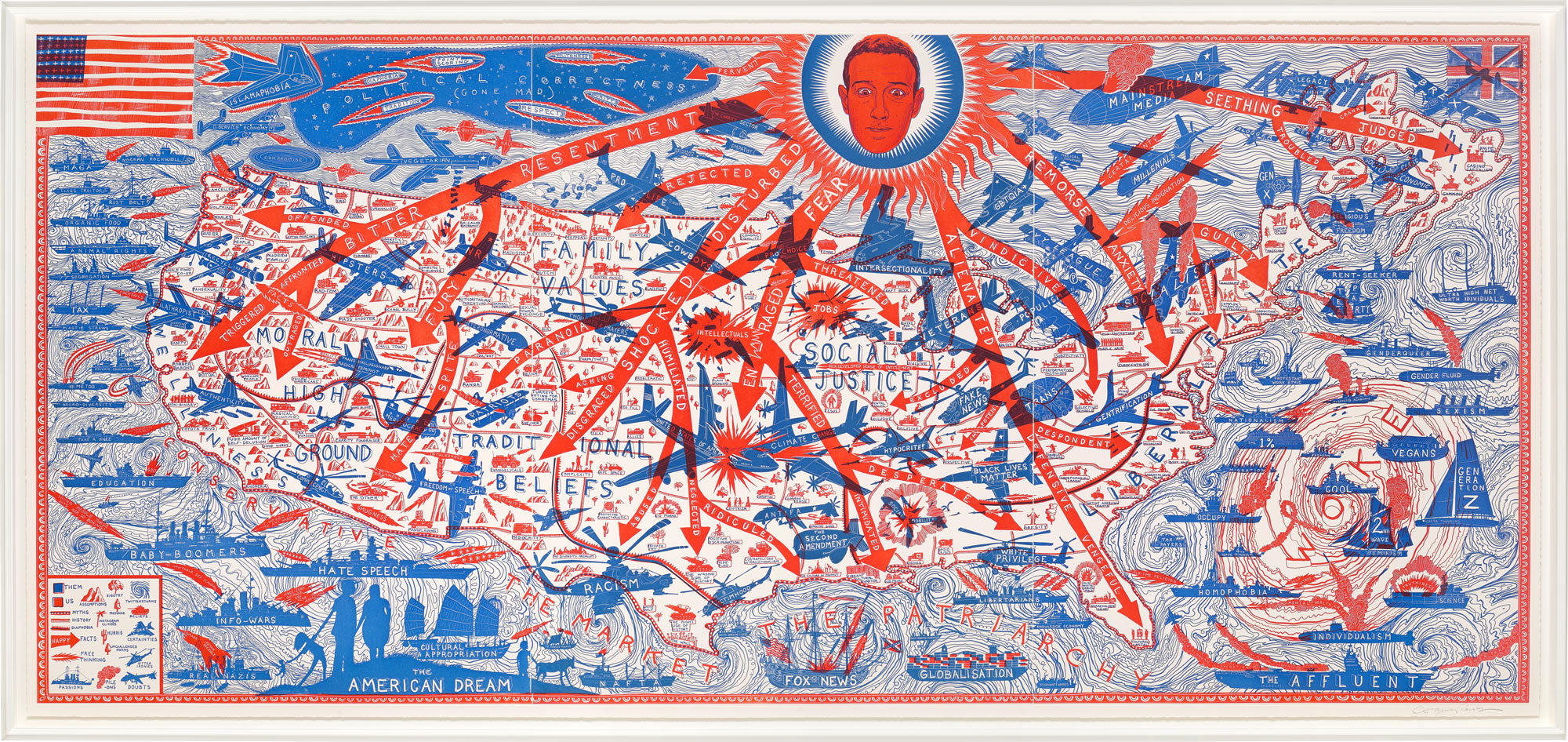 <p><strong>GRAYSON PERRY </strong><em>The American Dream,</em> 2020</p>