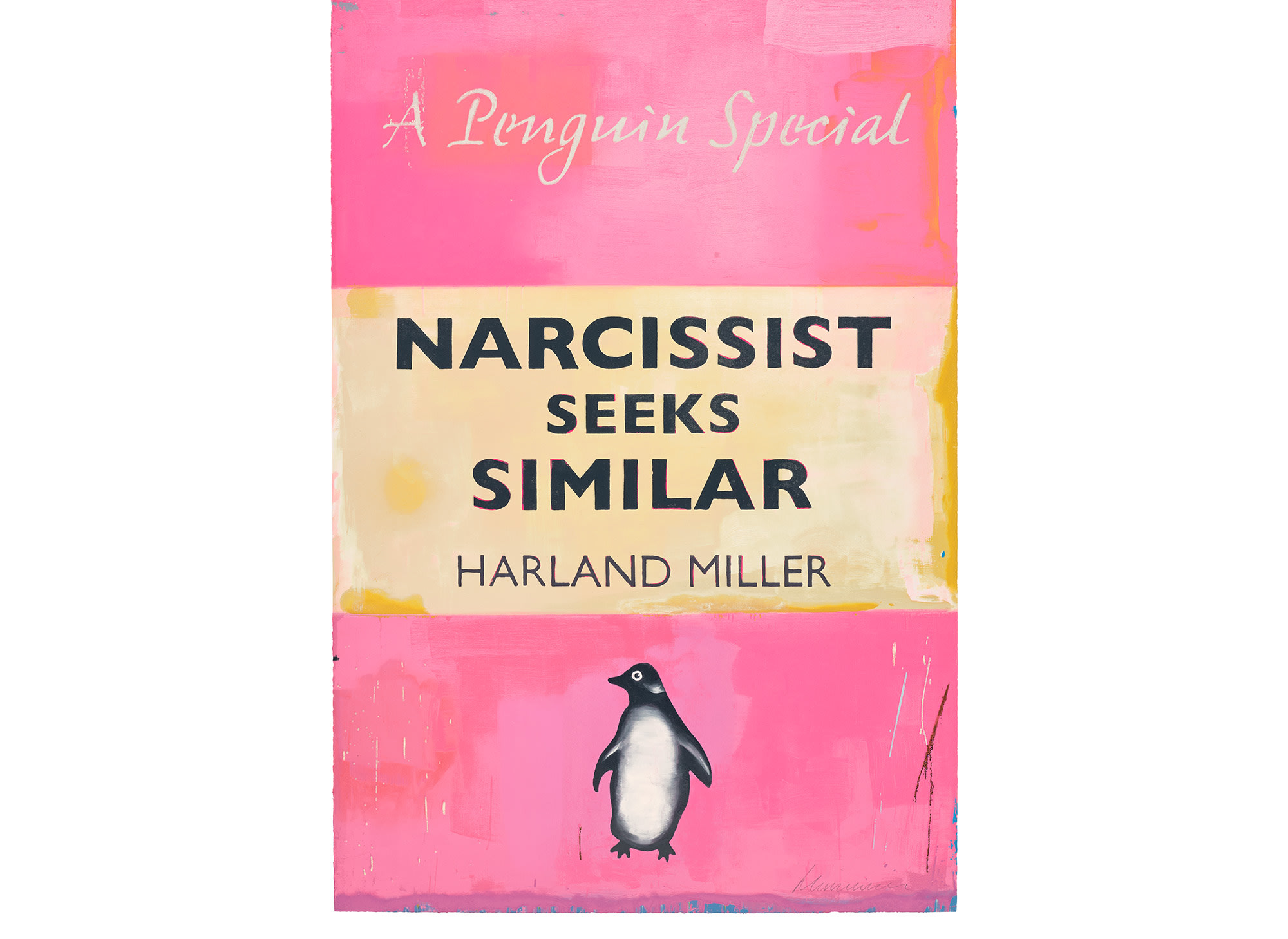 <p><strong>HARLAND MILLER</strong>&nbsp;<em>Narcissist Seeks Similar,</em>&nbsp;2021</p>
