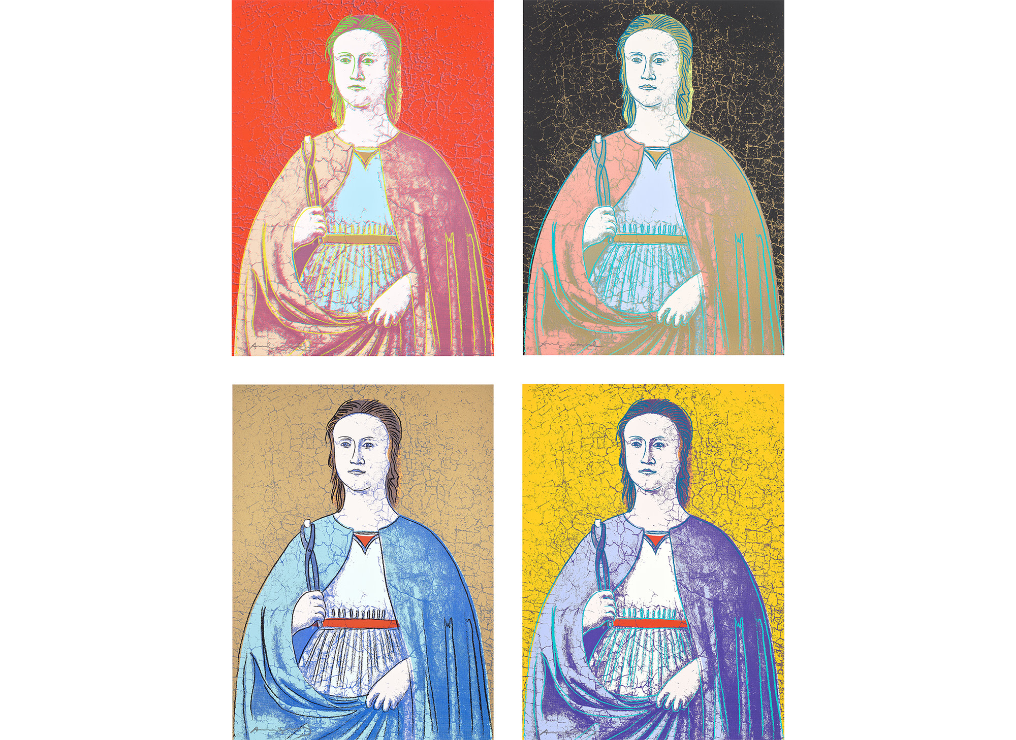 <p><strong>ANDY WARHOL</strong>&nbsp;<em>Saint Apollonia,</em>&nbsp;1984</p>
