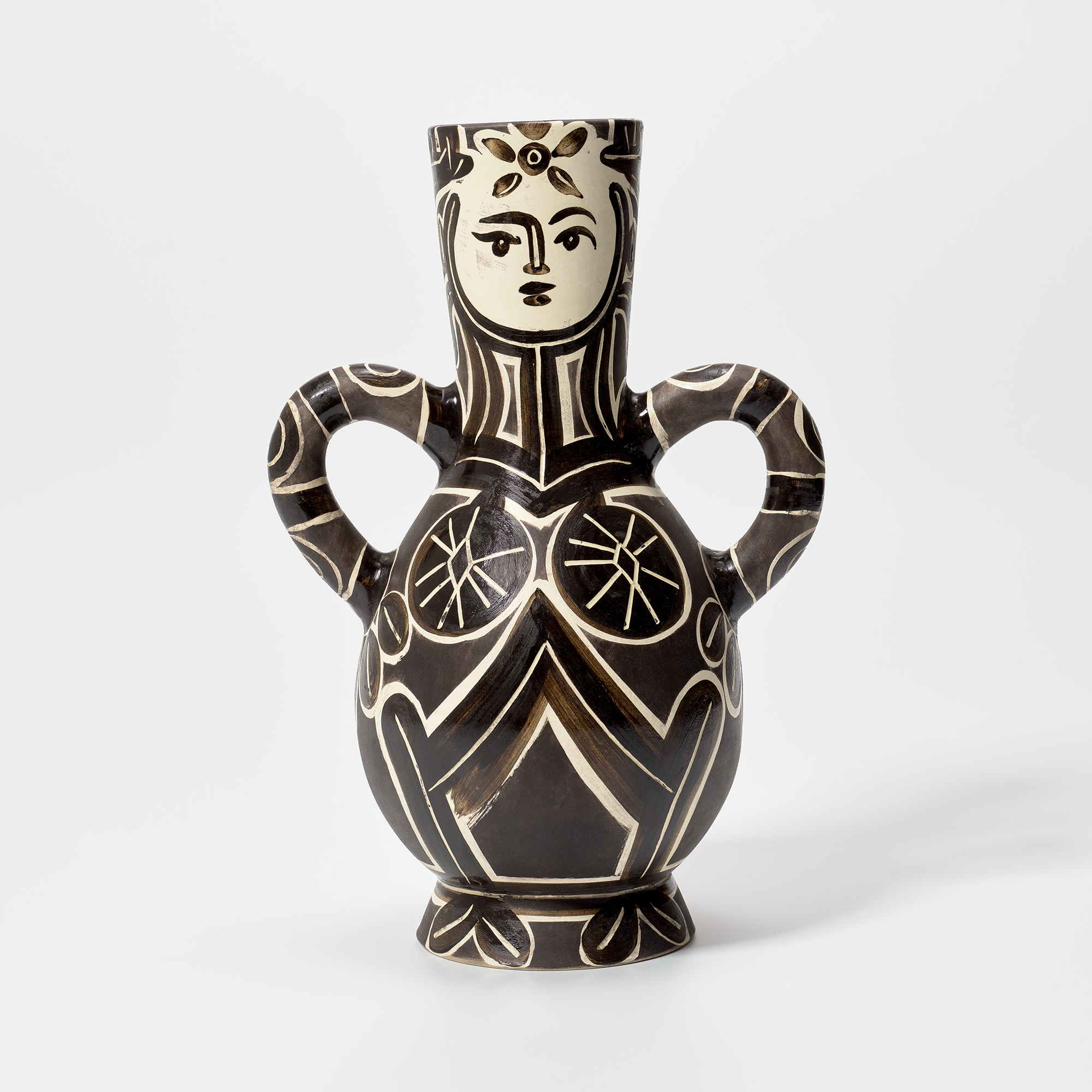 <p><strong>PABLO PICASSO </strong><em>Vase deux anses hautes (Vase With Two High Handles),</em> 1953</p>