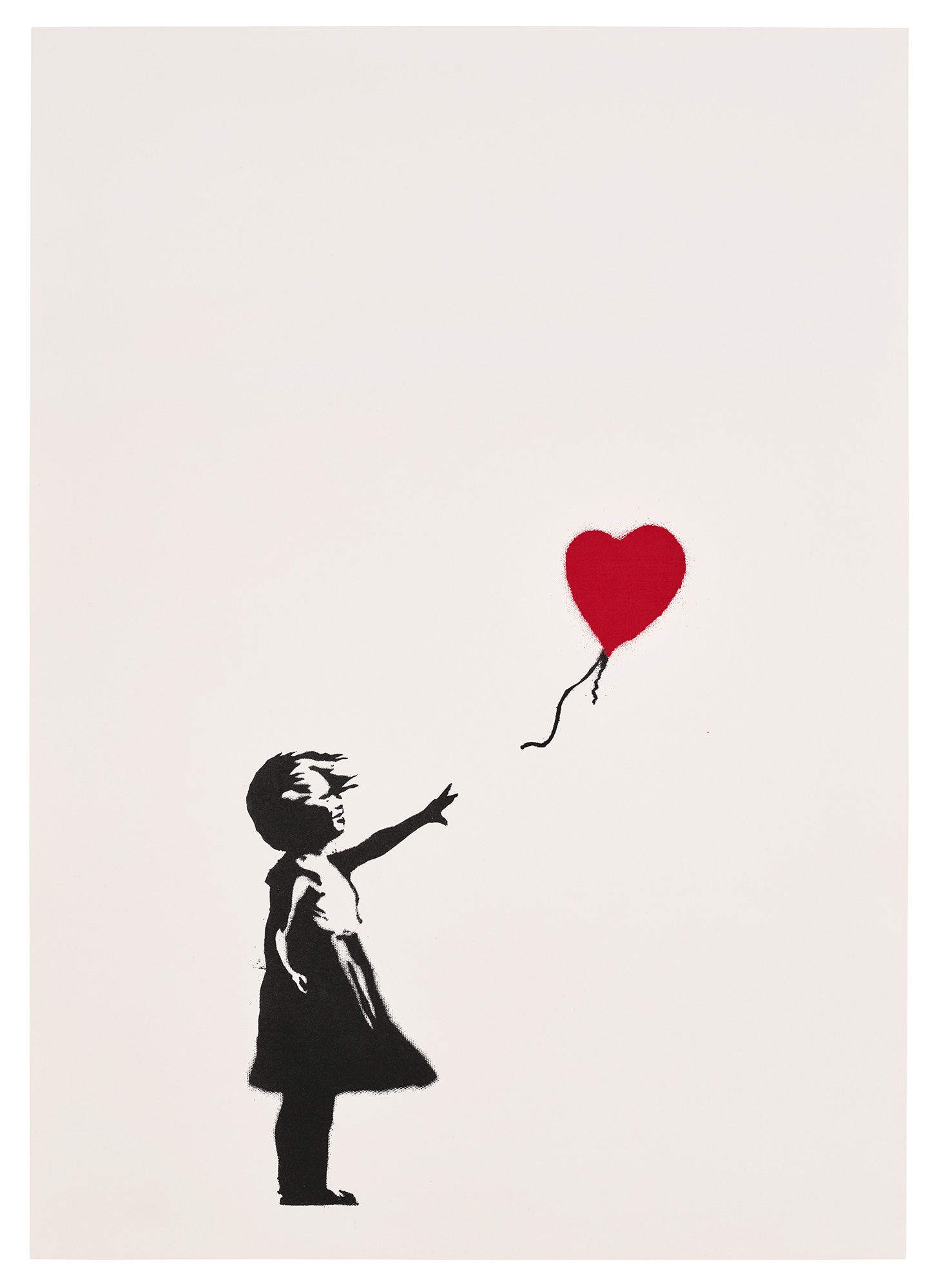 <p><strong>BANKSY</strong> <em>Girl with Balloon,</em> 2004</p>