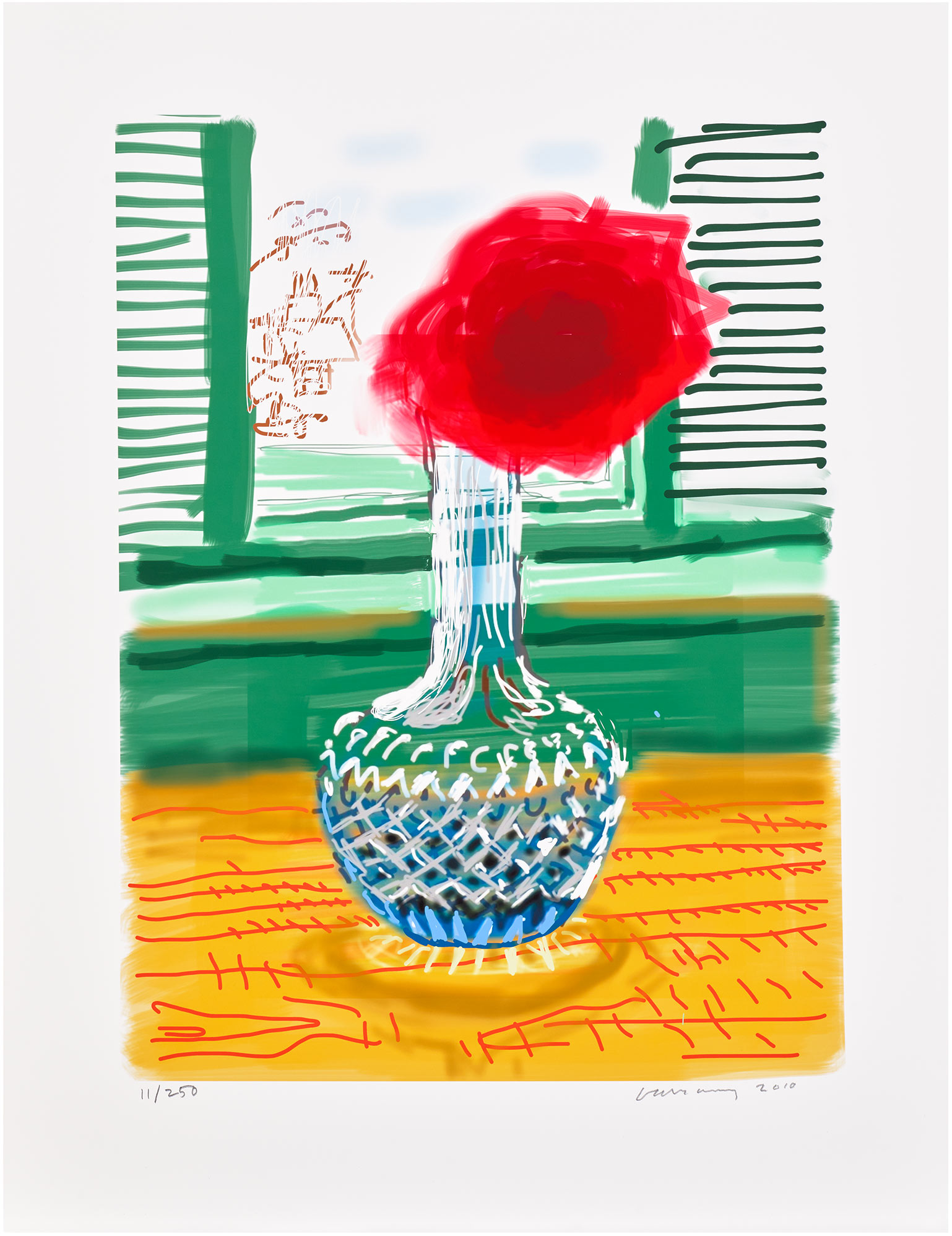 <p><strong>DAVID HOCKNEY</strong> <em>No. 281, 23rd July 2010, </em>from<em> My Window: Art Edition B,</em> 2010/2019</p>