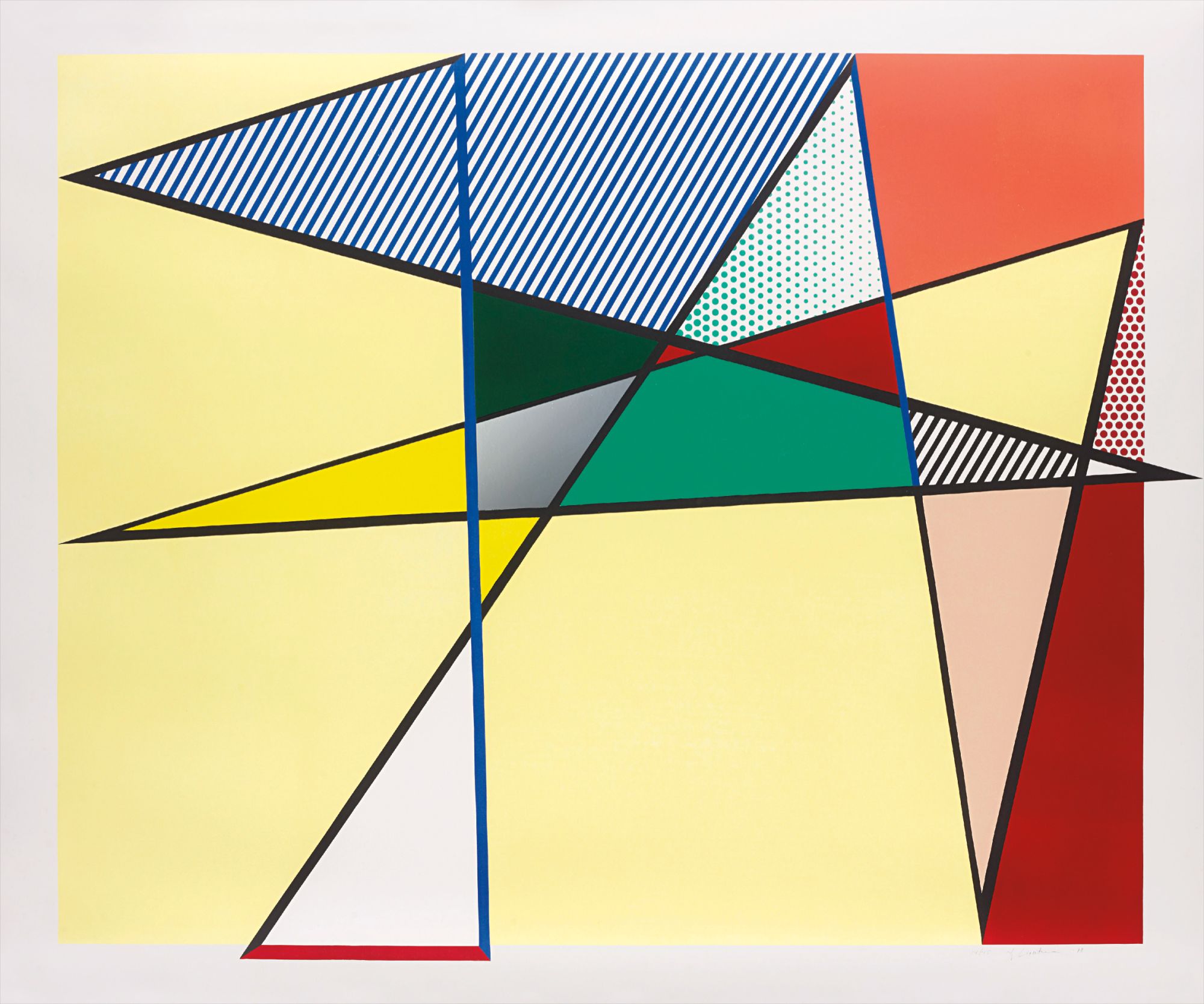 <b>ROY LICHTENSTEIN</b> <i>Imperfect from Imperfect series</i>, 1988